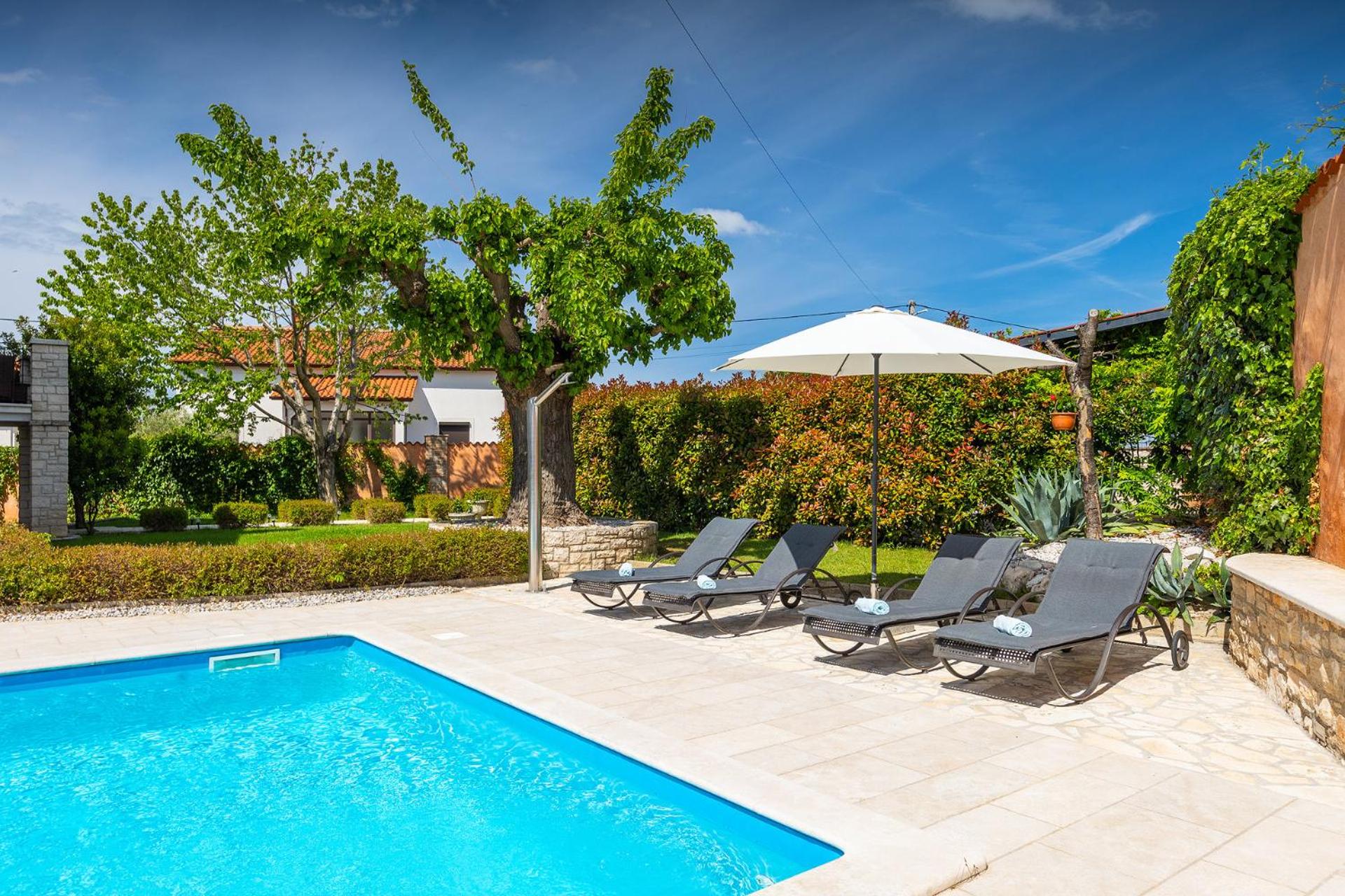 Beautiful Villa Gospodi with pool in Tinjan view 3