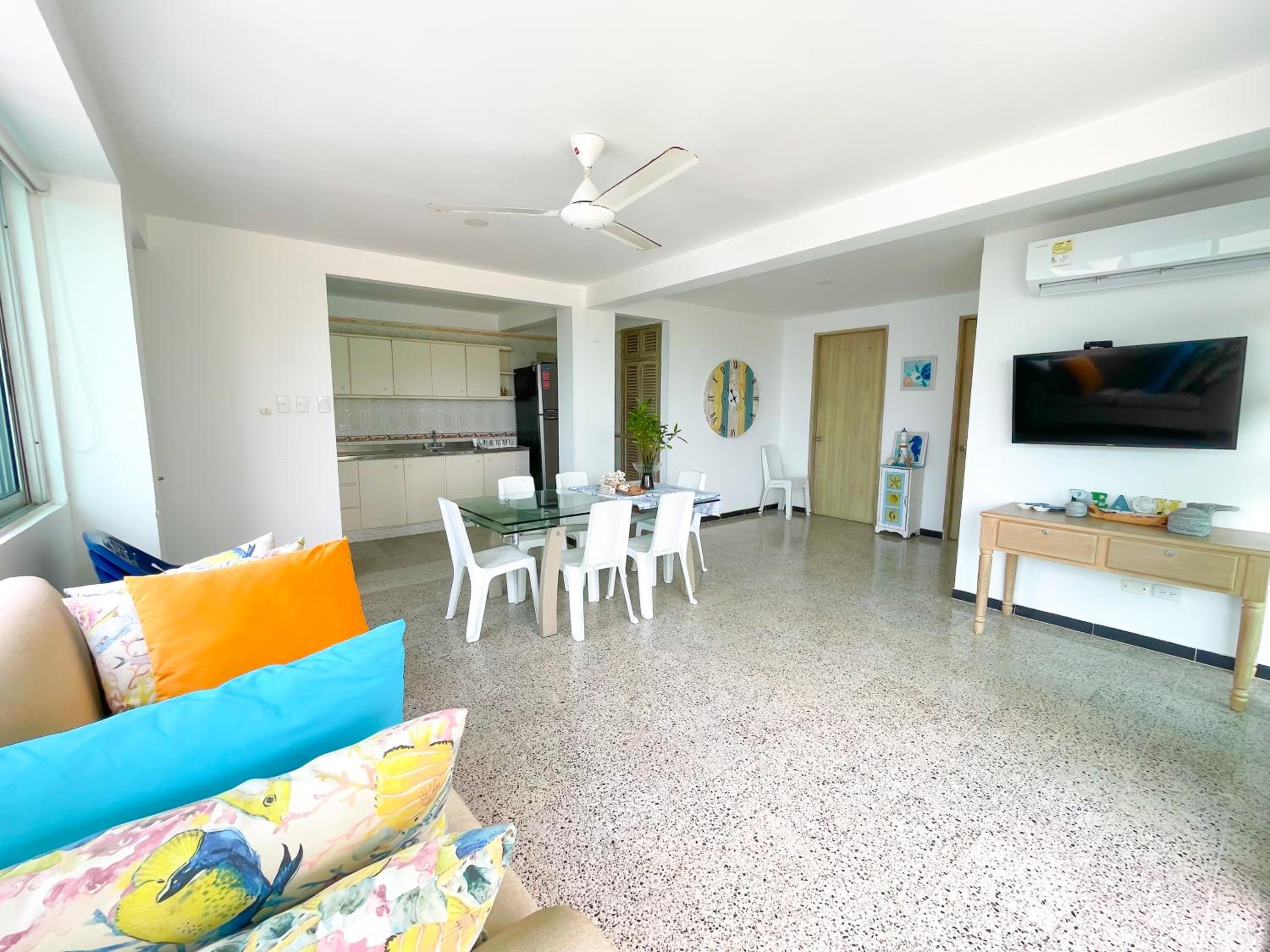 Hermoso Apartamento Frente al Mar 2 Habitaciones C44