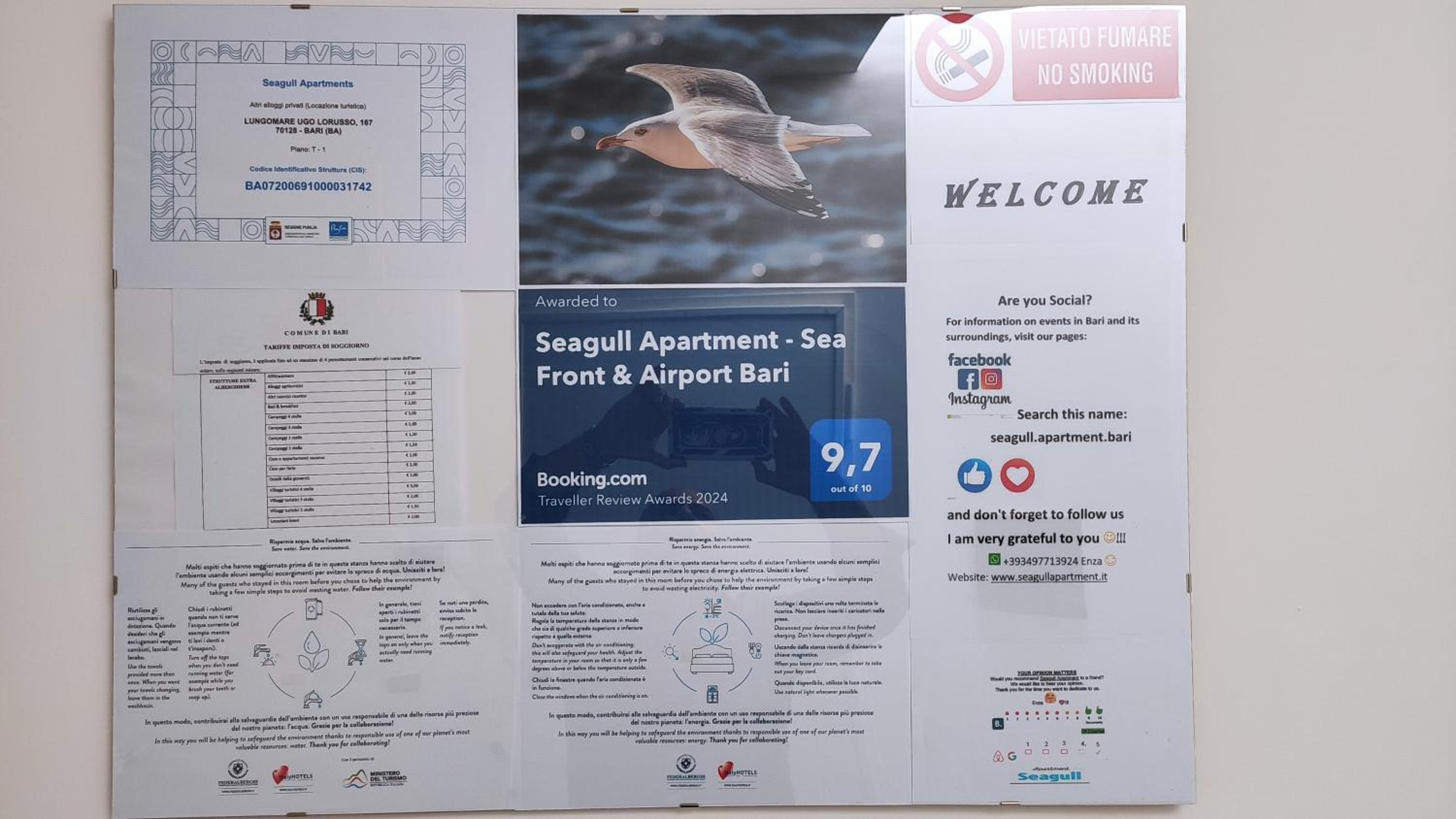 Seagull Apartments Bari Sea & Airport view 2