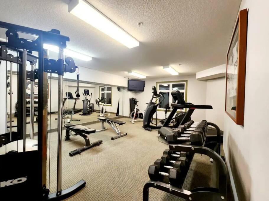 W463 Canmore 2BD 2BT, AC, MT view, Central Location