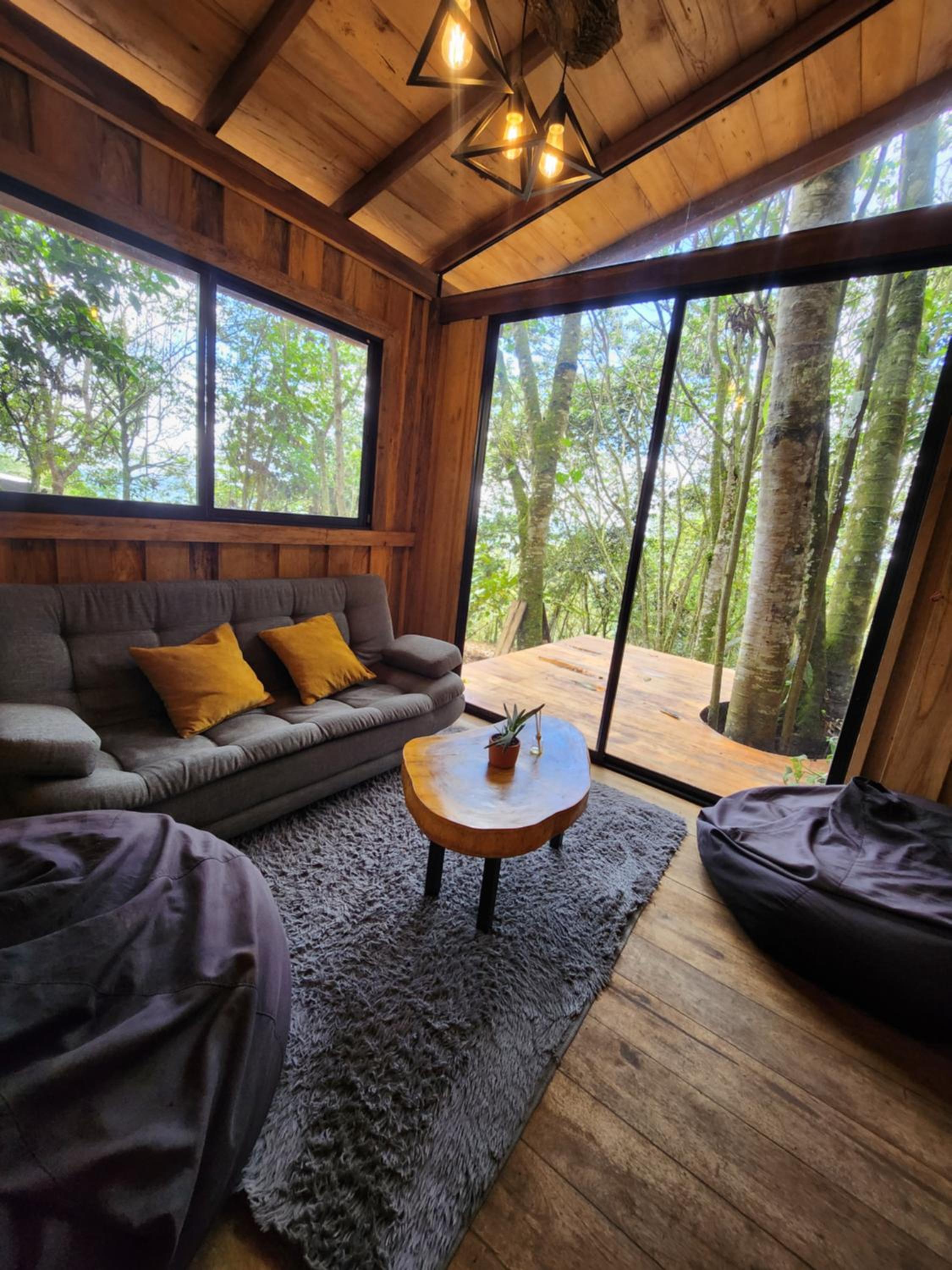Zen oasis del bosque casa arbol