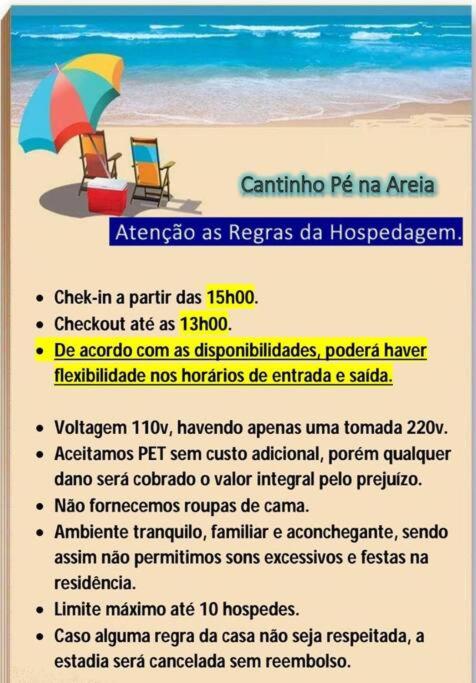 Cantinho pé na areia em Praia Grande