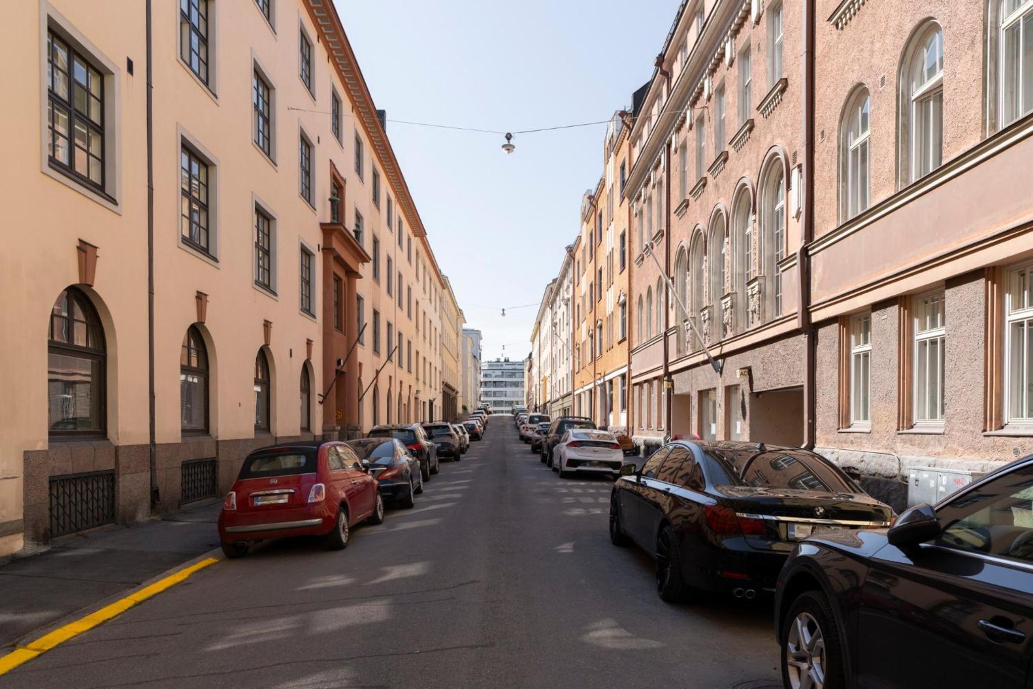 Tyylikäs yksiö Ullanlinnassa