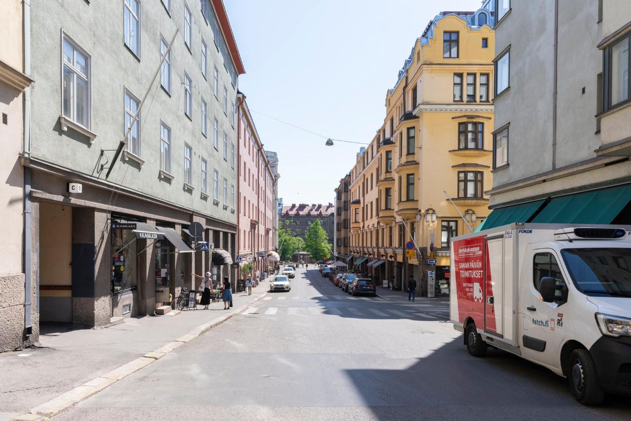 Tyylikäs yksiö Ullanlinnassa