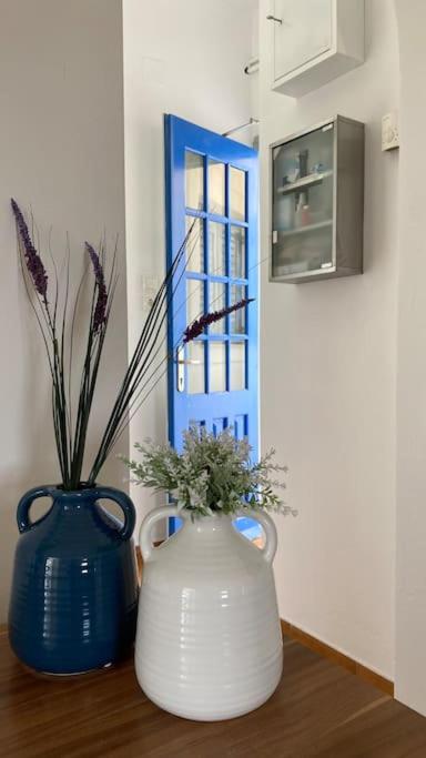 Blue and White Paros private house view 4