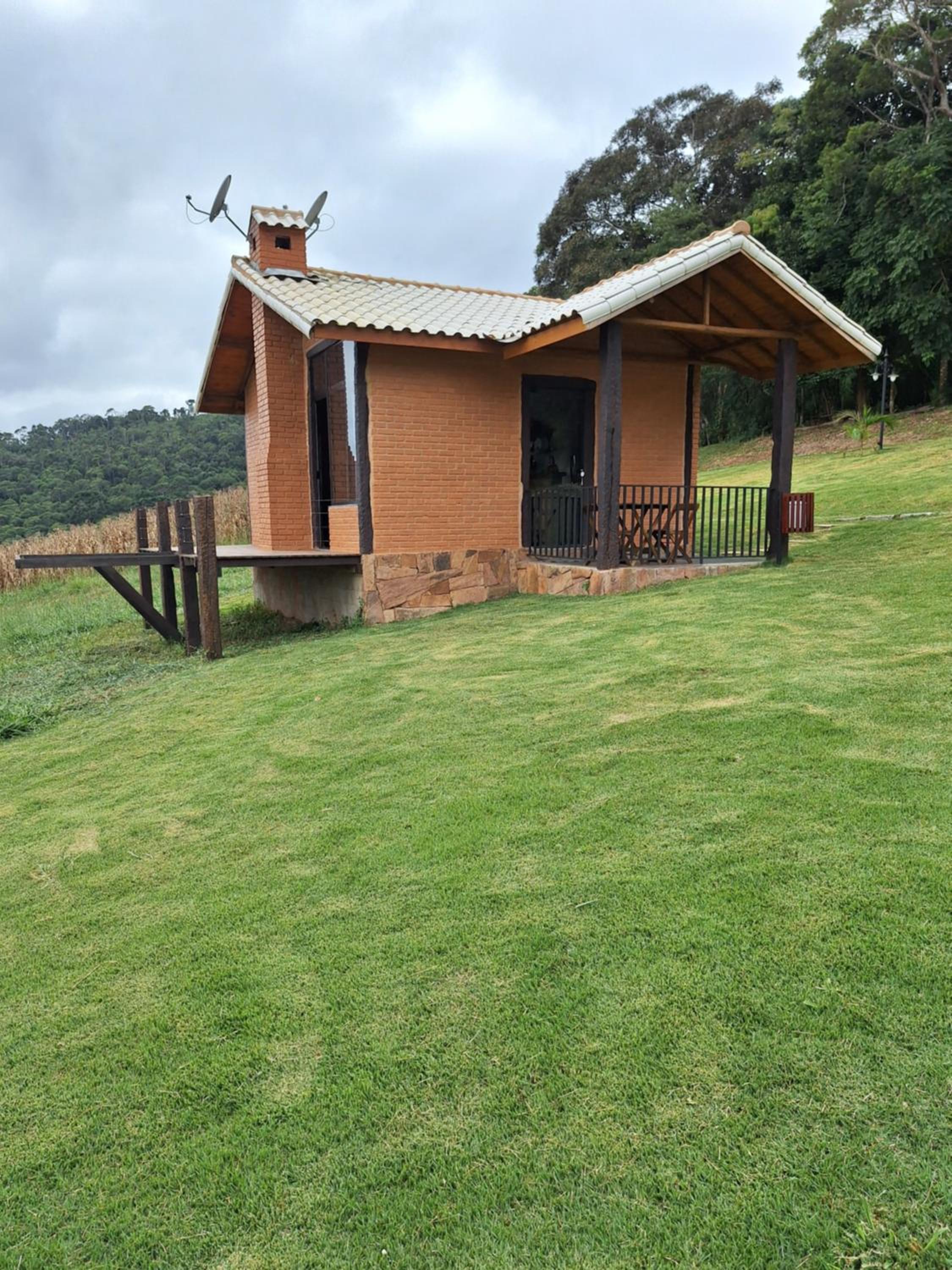 Vitrine da serra chalé luxo