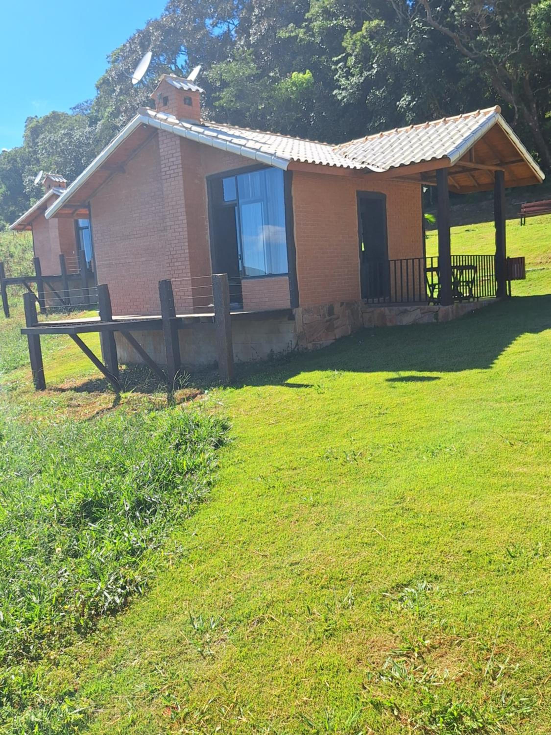 Vitrine da serra chalé luxo