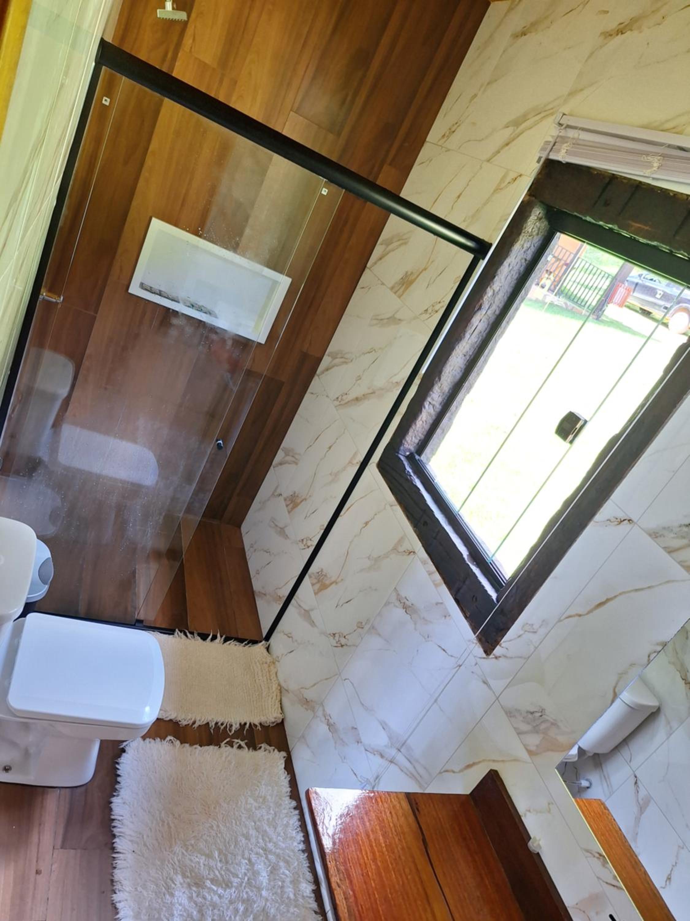 Vitrine da serra chalé luxo