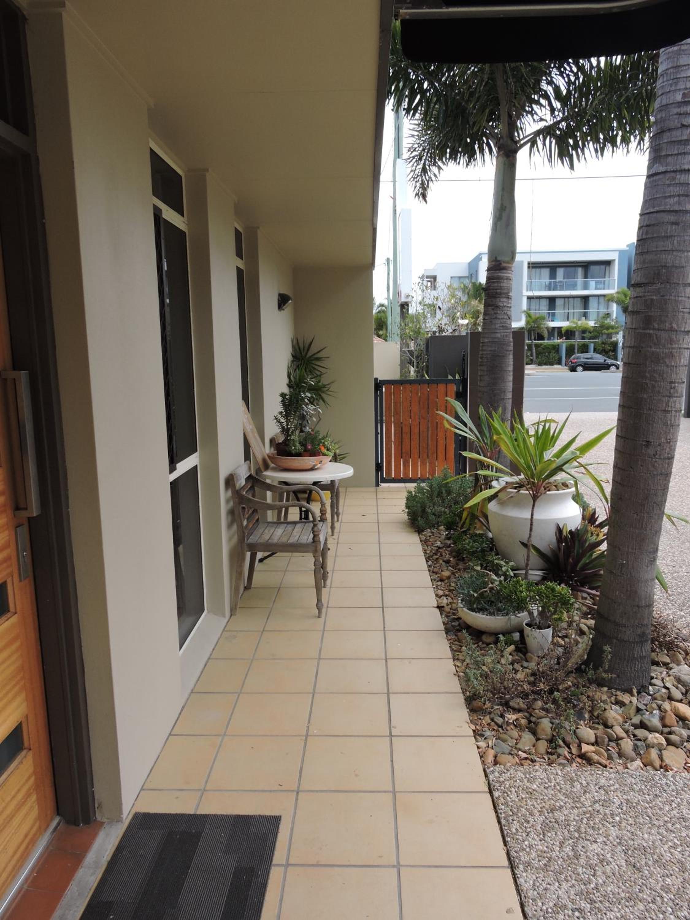 outdoor BBQ area
