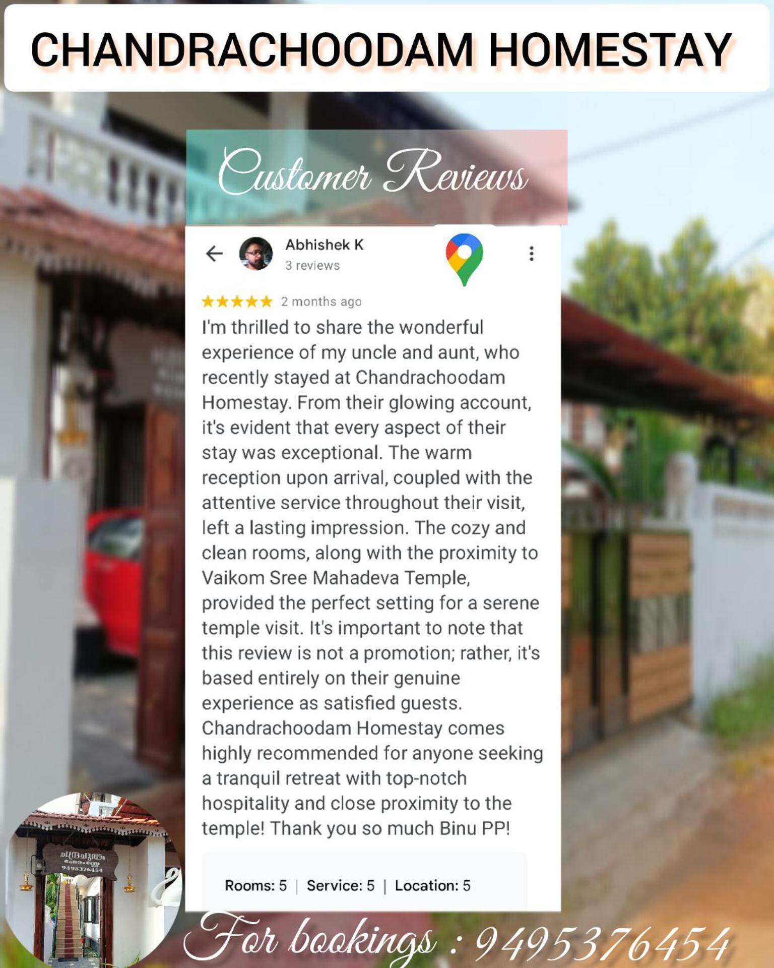 CHANDRACHOODAM HOMESTAY