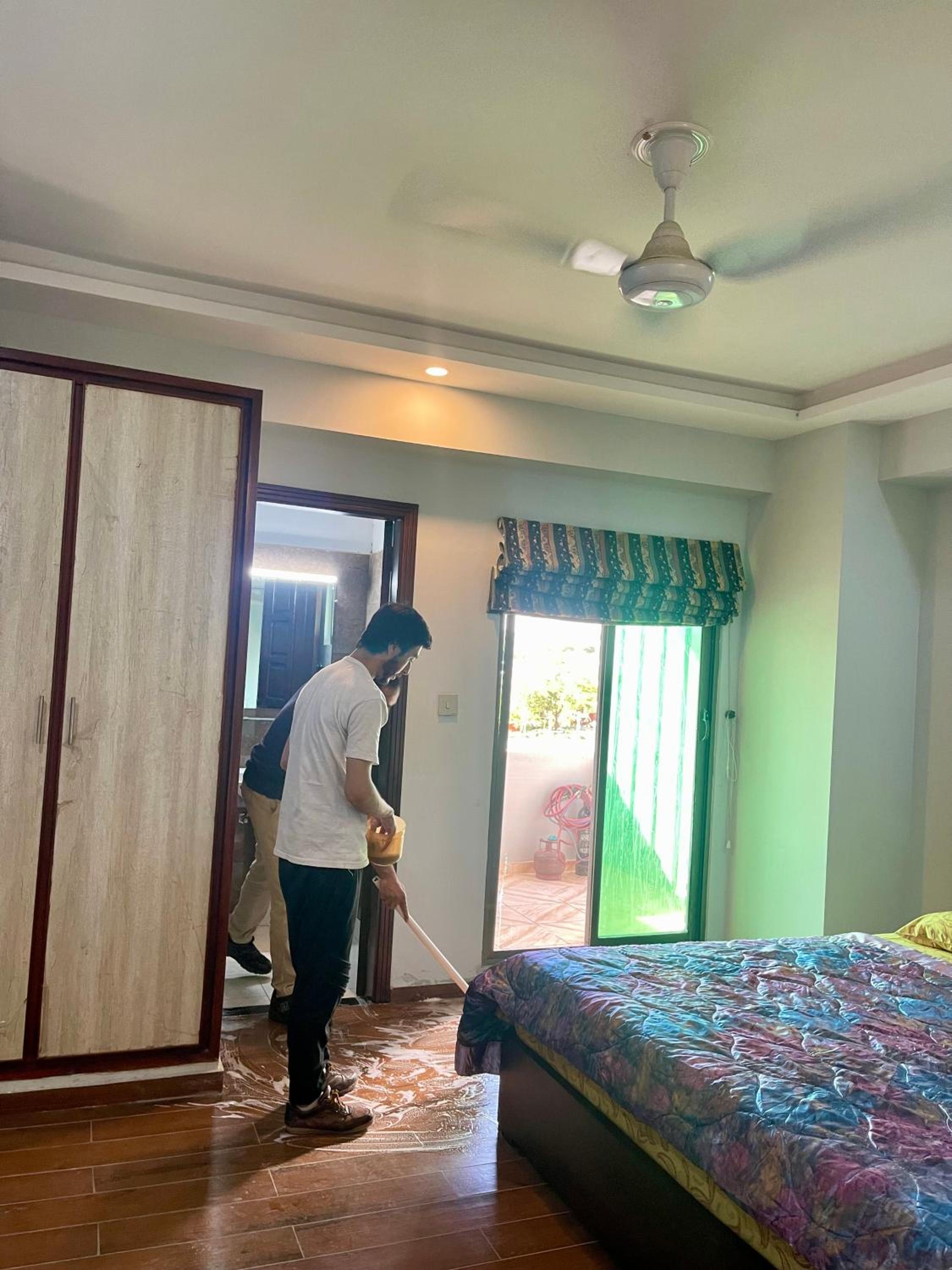 One bed full furnished apartment view 2