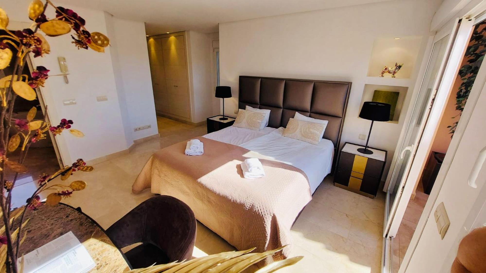 Luxury seaview apartment in Marbella located in a secure gated community with swimming pool and large terrace Perfect for families visiting Marbella and Pu view 5