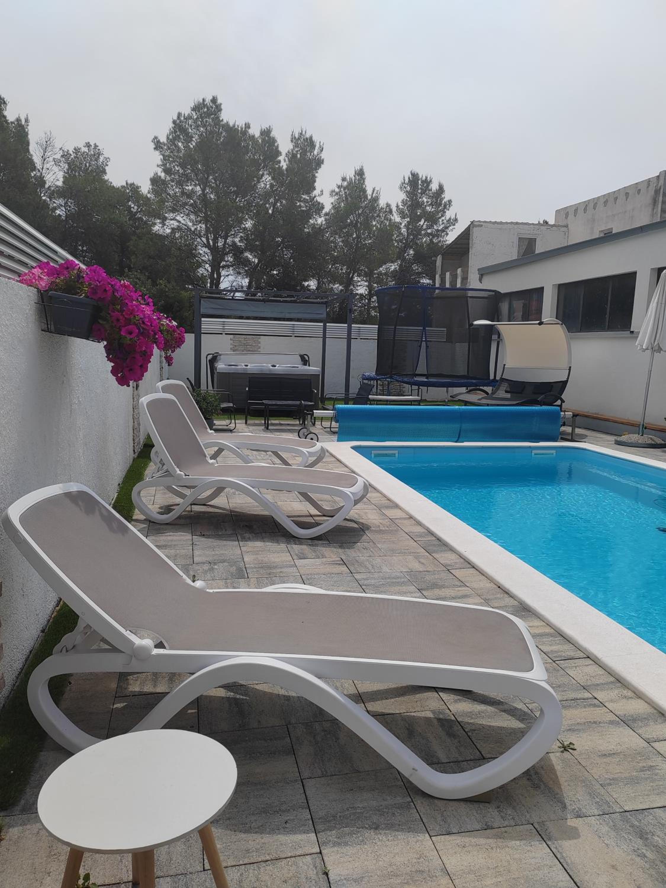 ANAI Serenity apartment , private heated pool and Hot Tub view 2