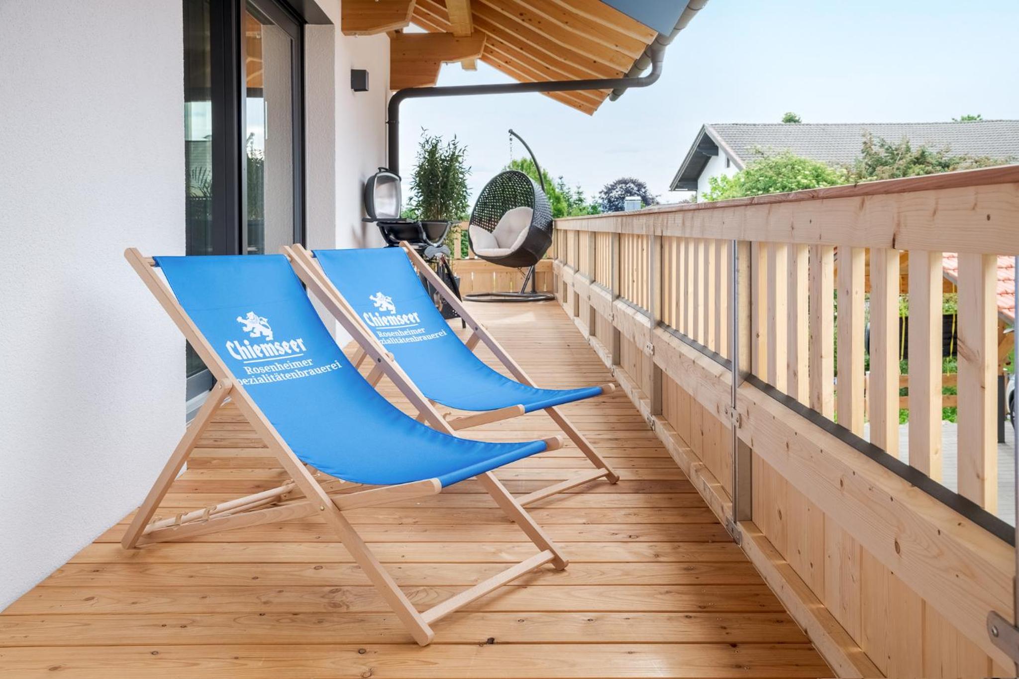 FENJOY Ferienapartments am Chiemsee - Balkon - BBQ