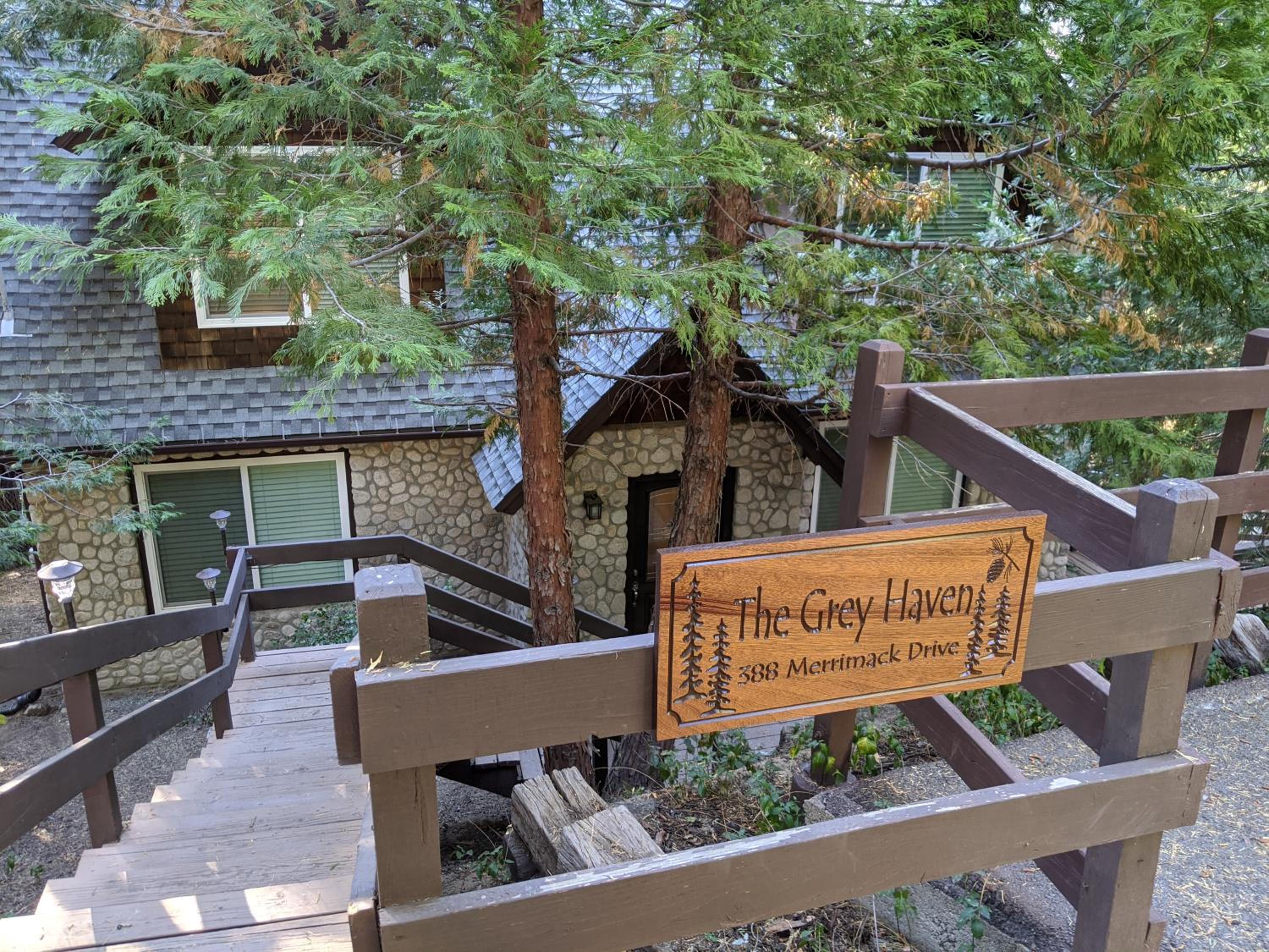 “The Grey Haven” – Secluded home in the woods view 2