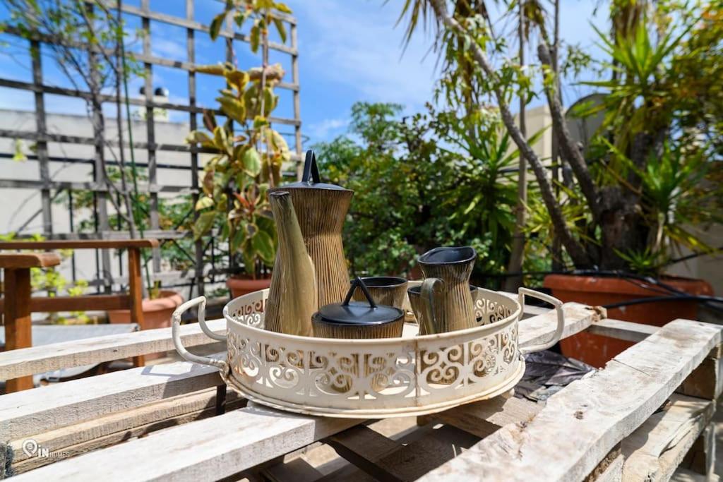 Rustic - Private Rooftop Garden & City View Studio in Egaleo-Athens