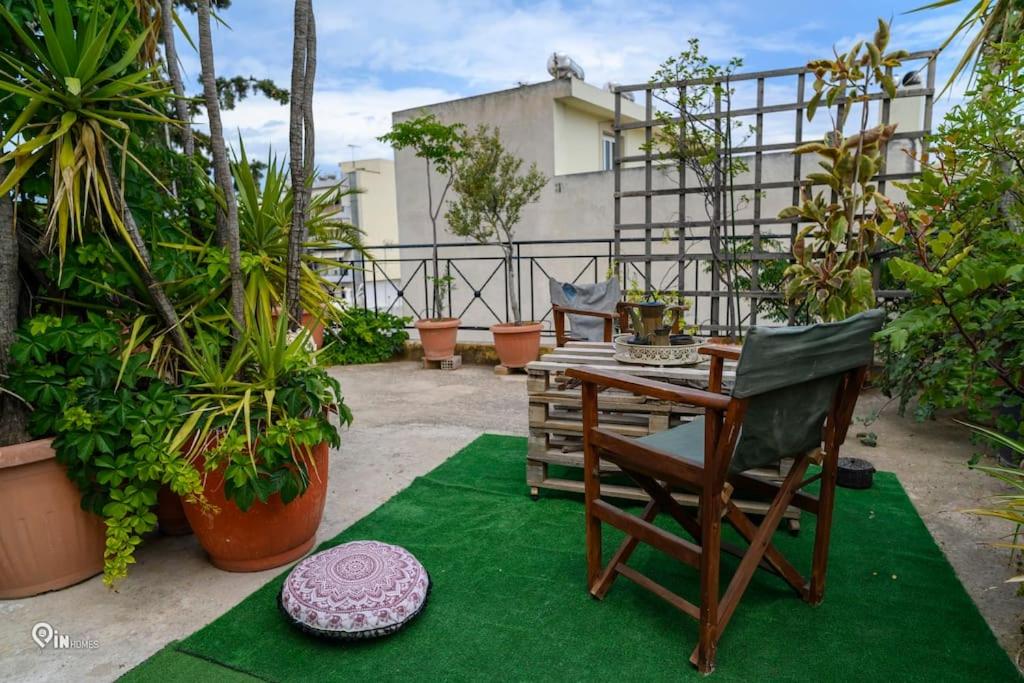 Rustic - Private Rooftop Garden & City View Studio in Egaleo-Athens