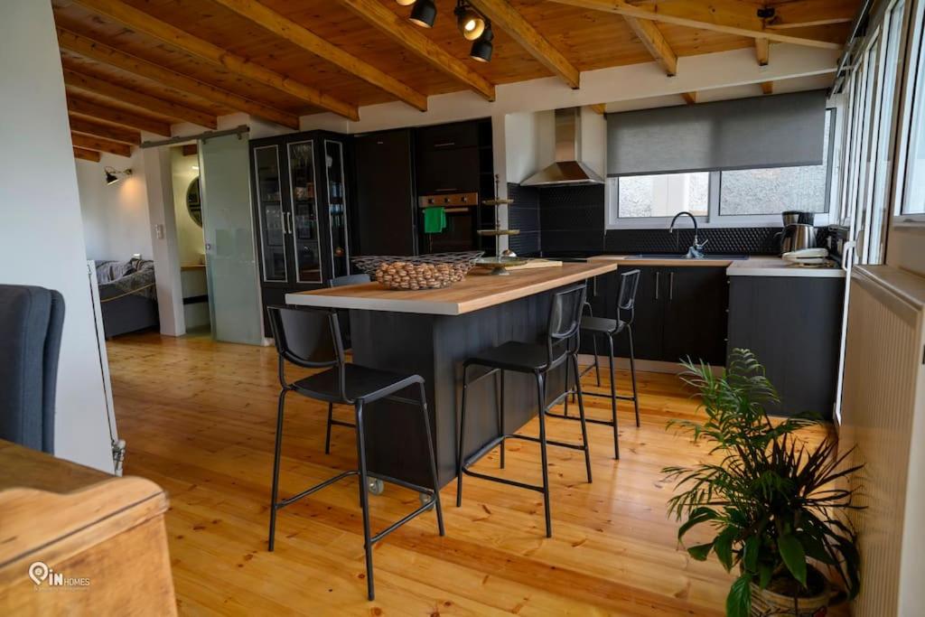 Rustic - Private Rooftop Garden & City View Studio in Egaleo-Athens