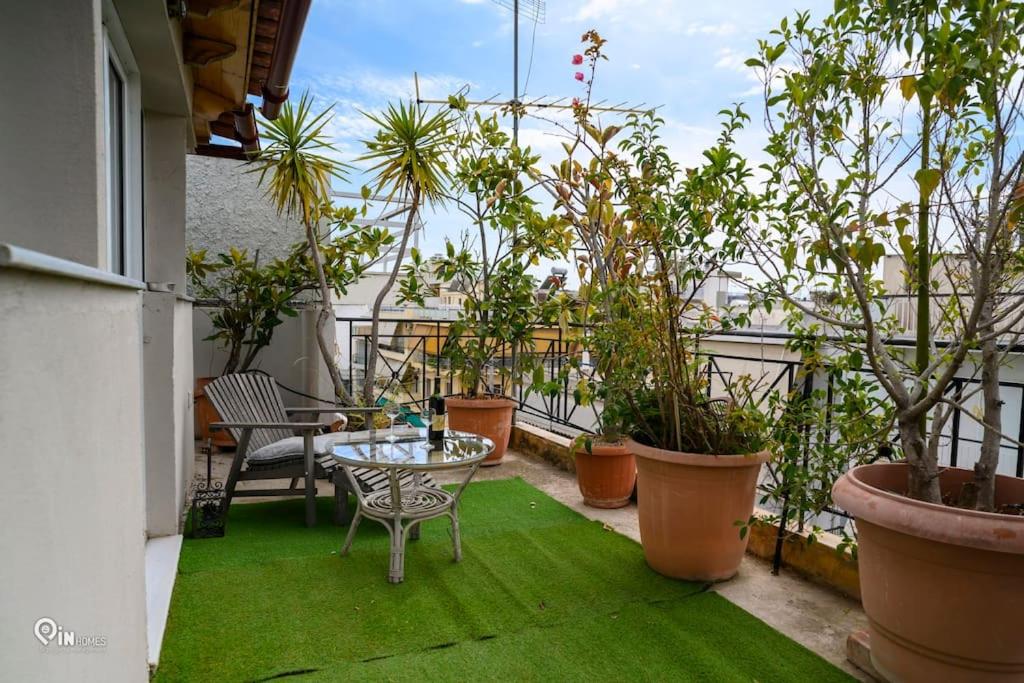 Rustic - Private Rooftop Garden & City View Studio in Egaleo-Athens