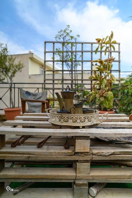 Rustic - Private Rooftop Garden & City View Studio in Egaleo-Athens