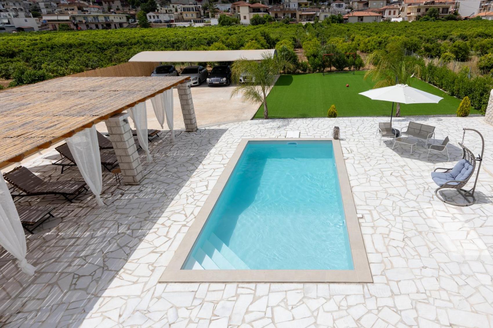 Rafaelia Premium villa with private pool in Drepano view 4