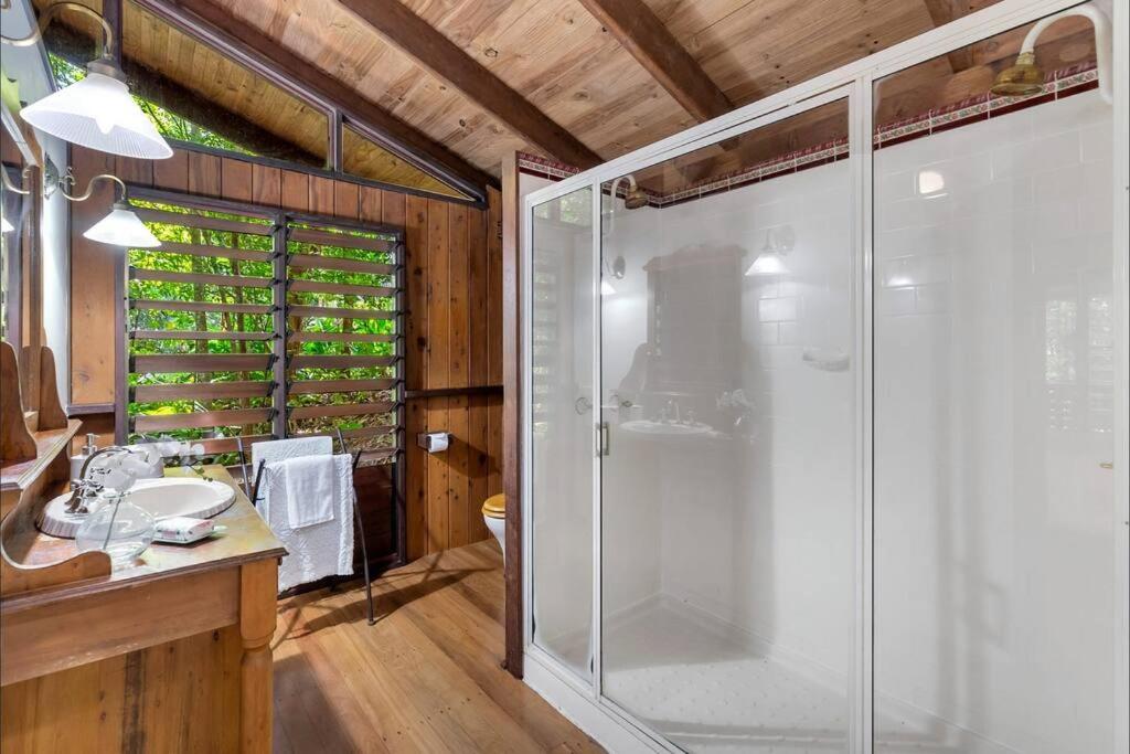 Tropical Timber Treetop Home 4BR swimming creek