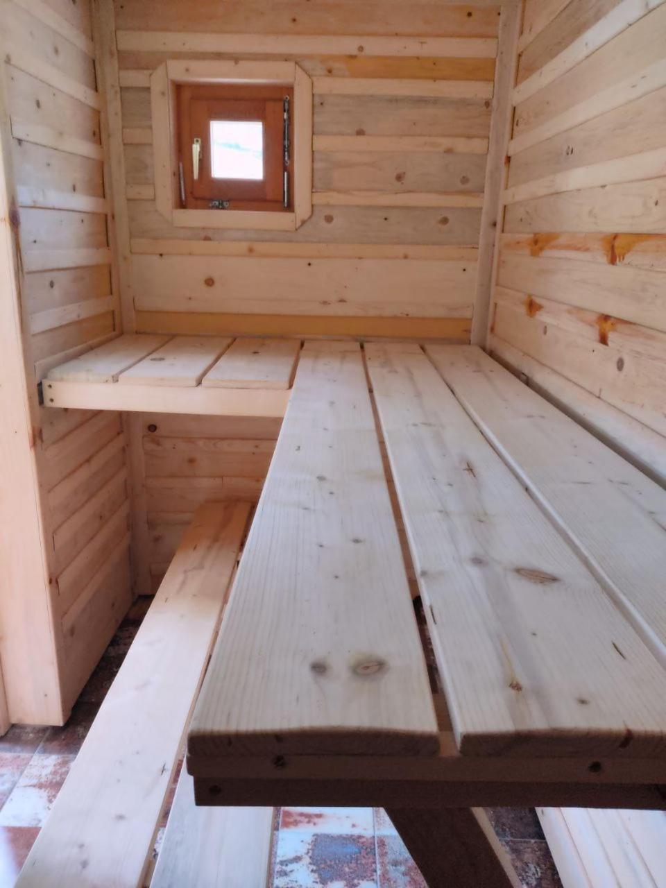 camping with sauna