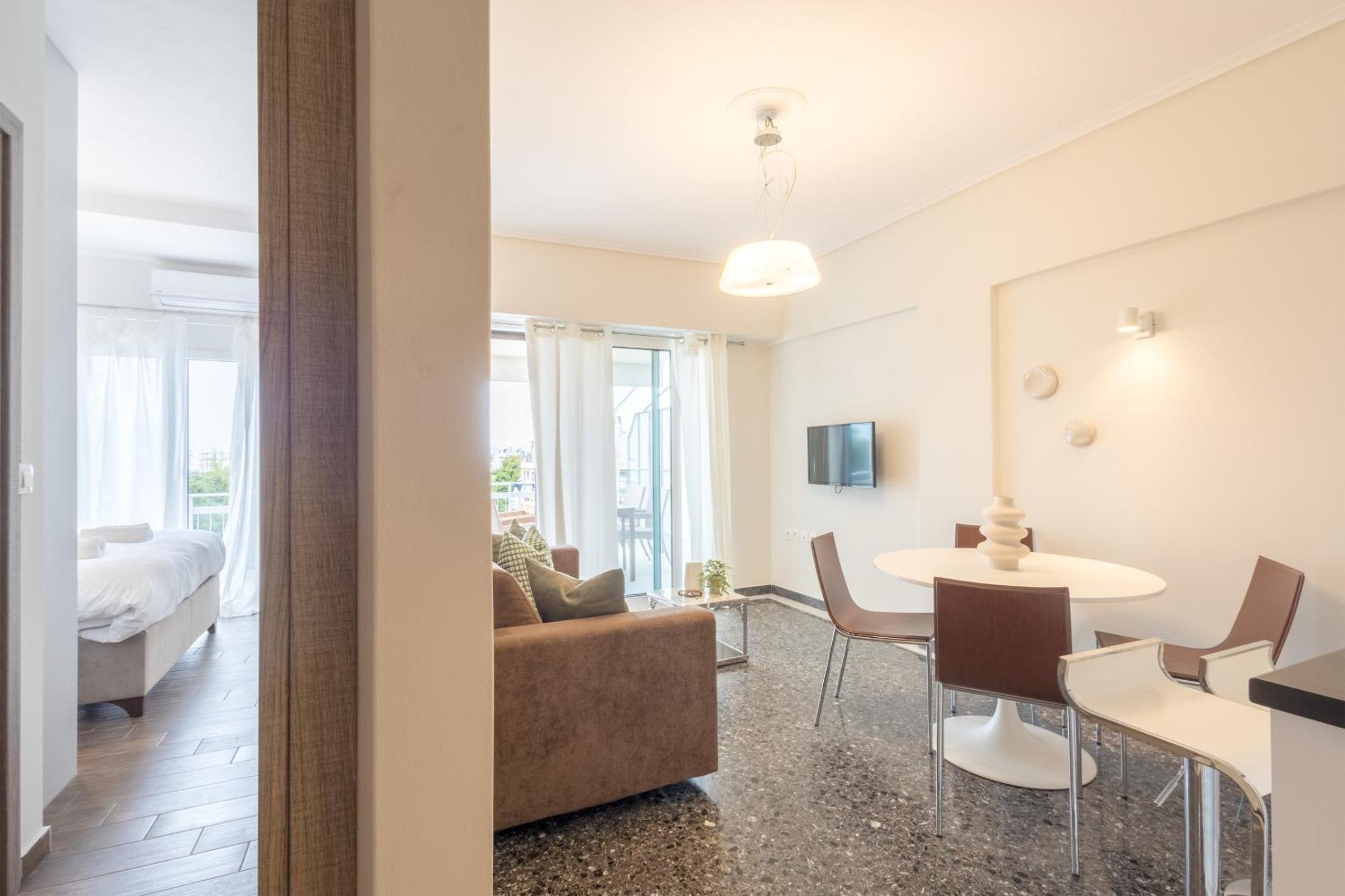 Luxury Beachfront Suite in Voula Premium 2-Bedroom Stay