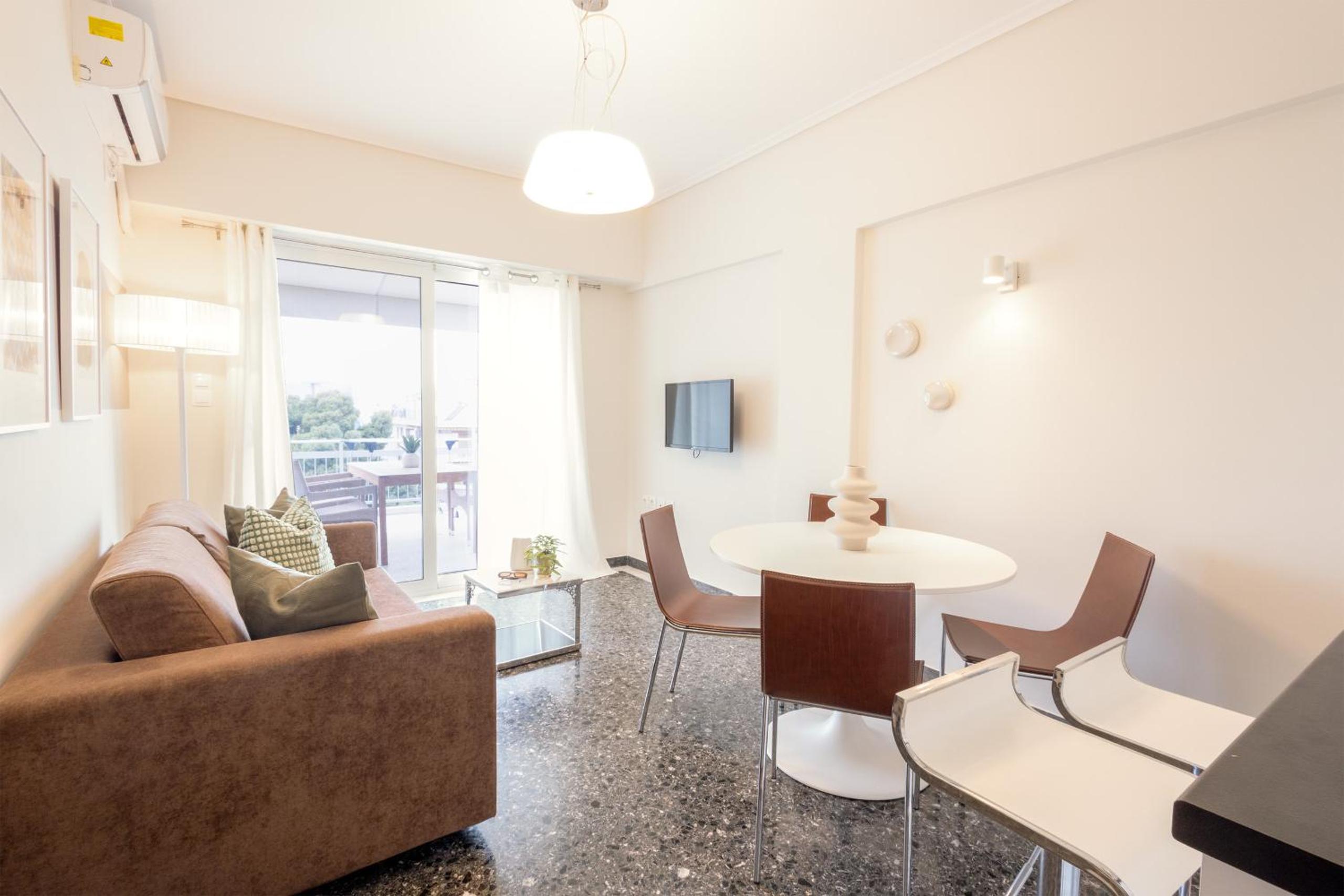 Luxury Beachfront Suite in Voula Premium 2-Bedroom Stay