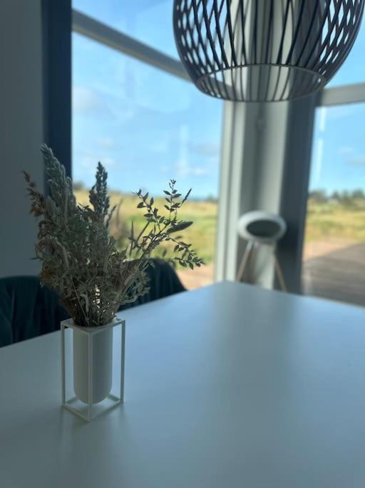 Fantastisk store terrasser med havudsigt og udespa