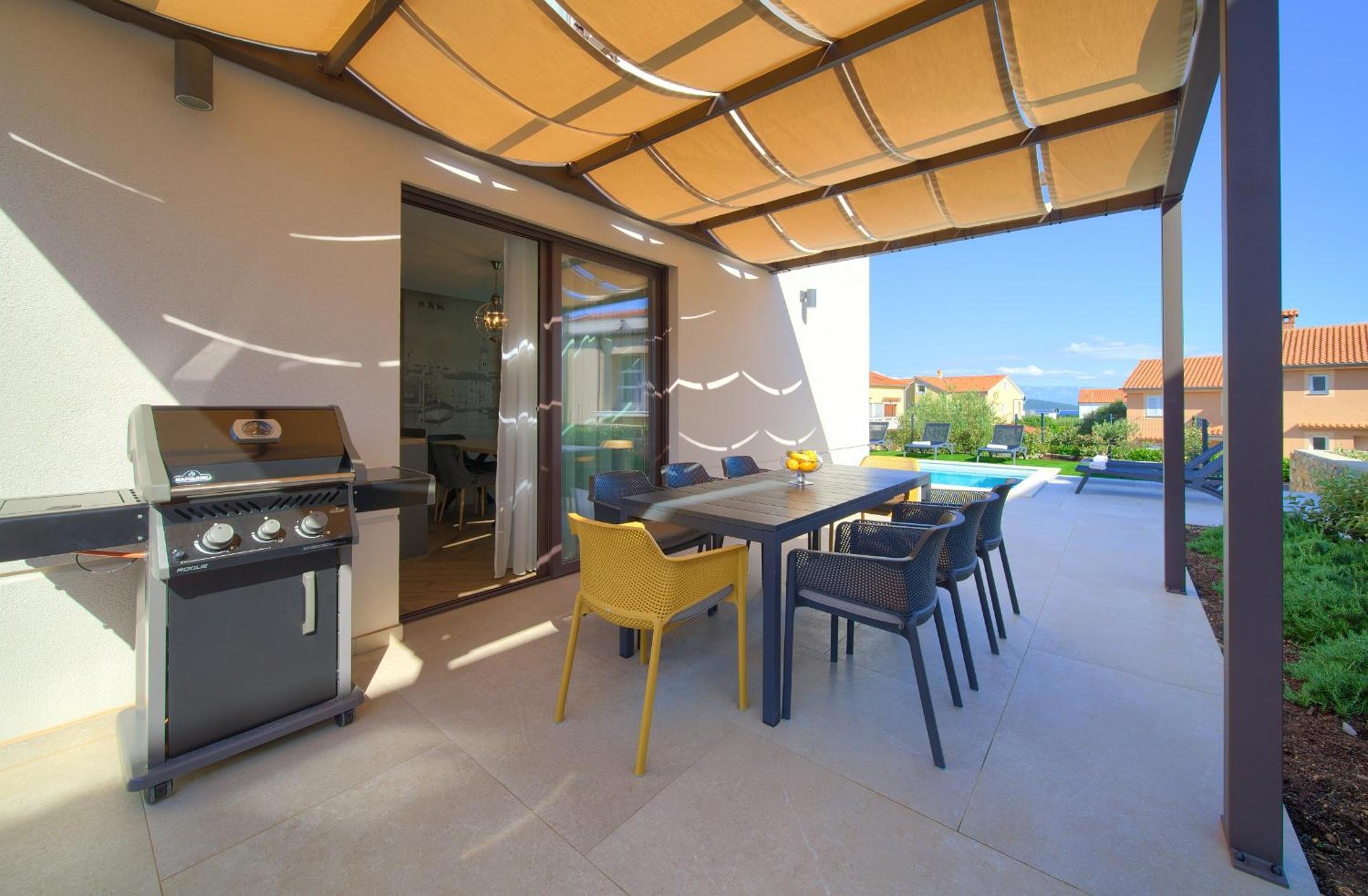 New villa with pool, sea view, close to a beautiful beach - By TRAVELER tourist agency Krk - ID 2407 view 4