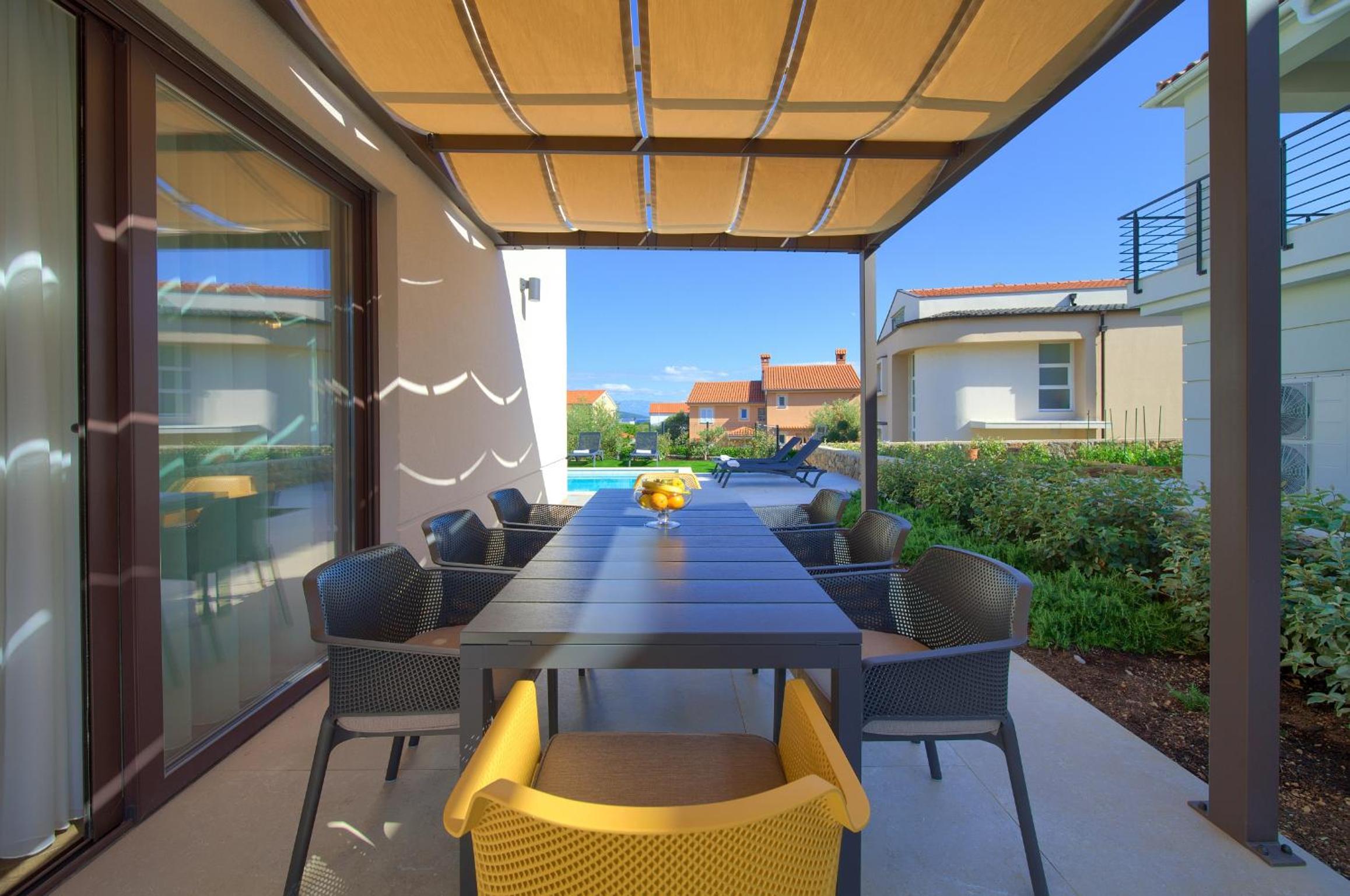 New villa with pool, sea view, close to a beautiful beach - By TRAVELER tourist agency Krk - ID 2407 view 3