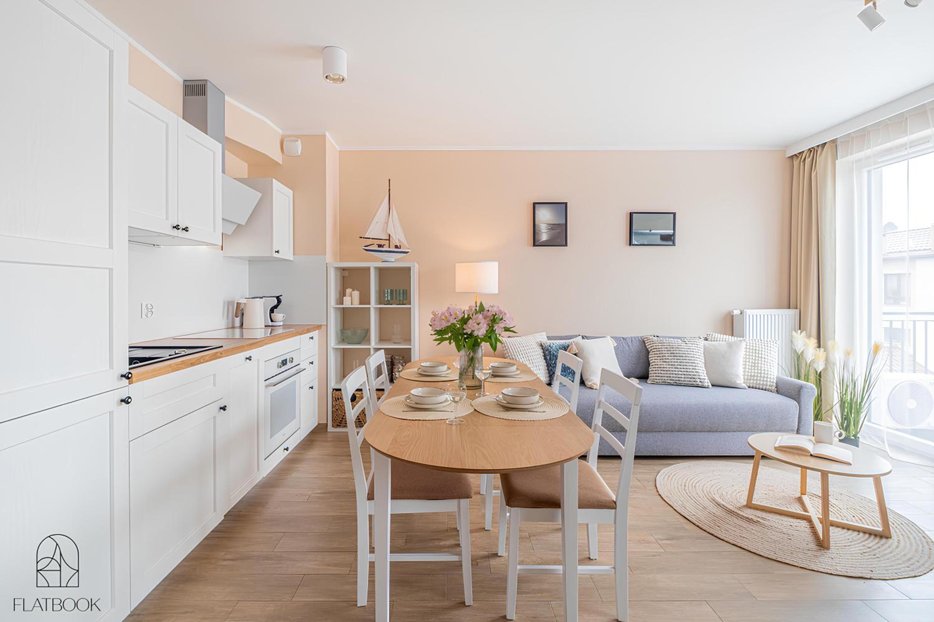 Flatbook Apartamenty - Przystań Cztery Pory Roku Sztutowo z bilardem i parkingiem