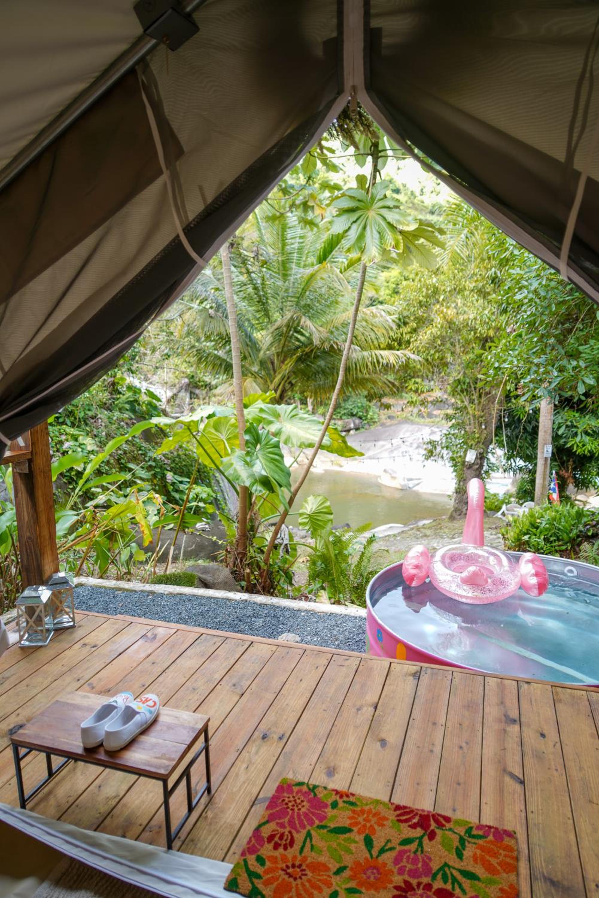 El Yunque Glamping River View at Casa Parcha view 2
