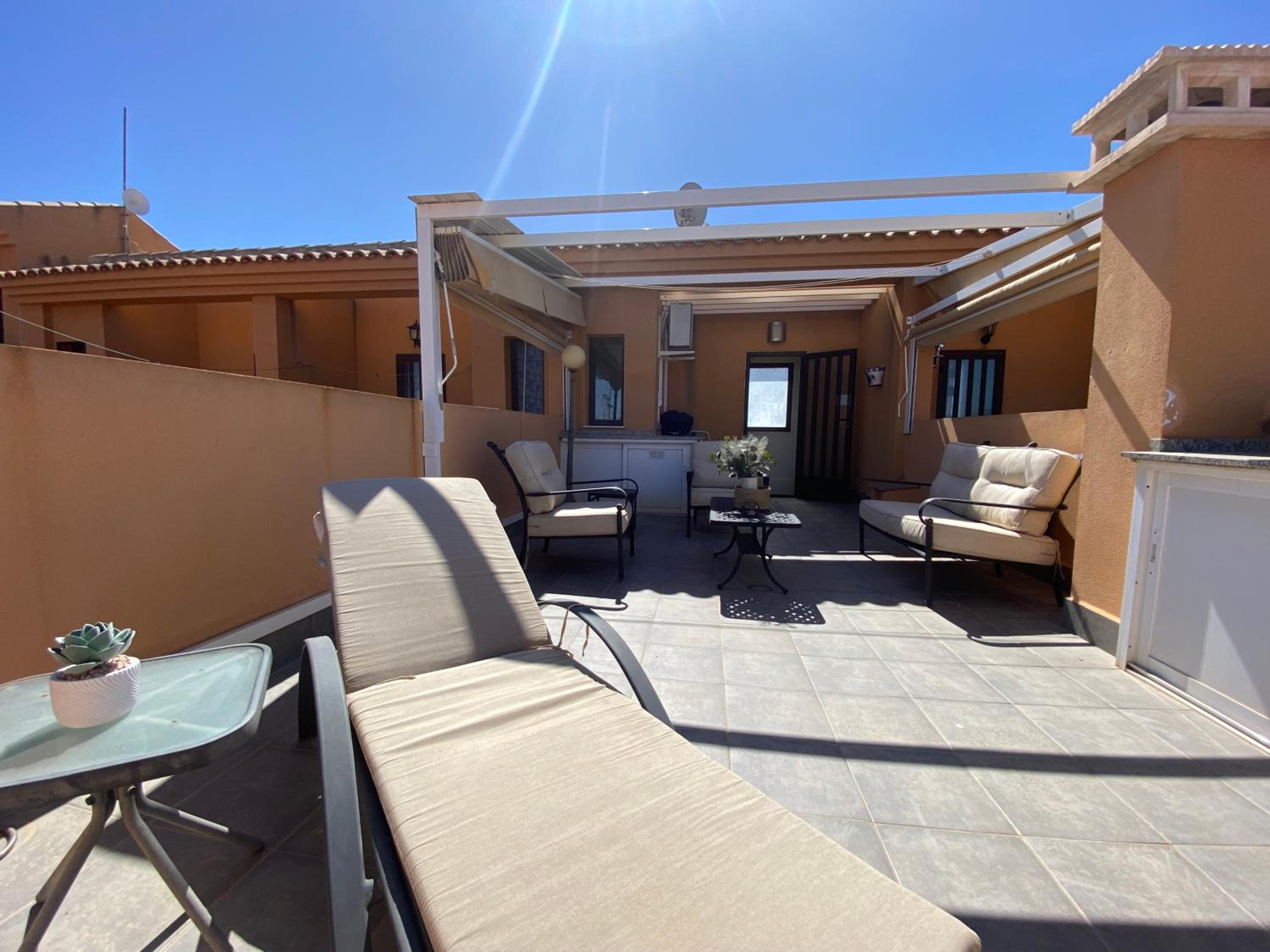 Holiday home with pool view and garden