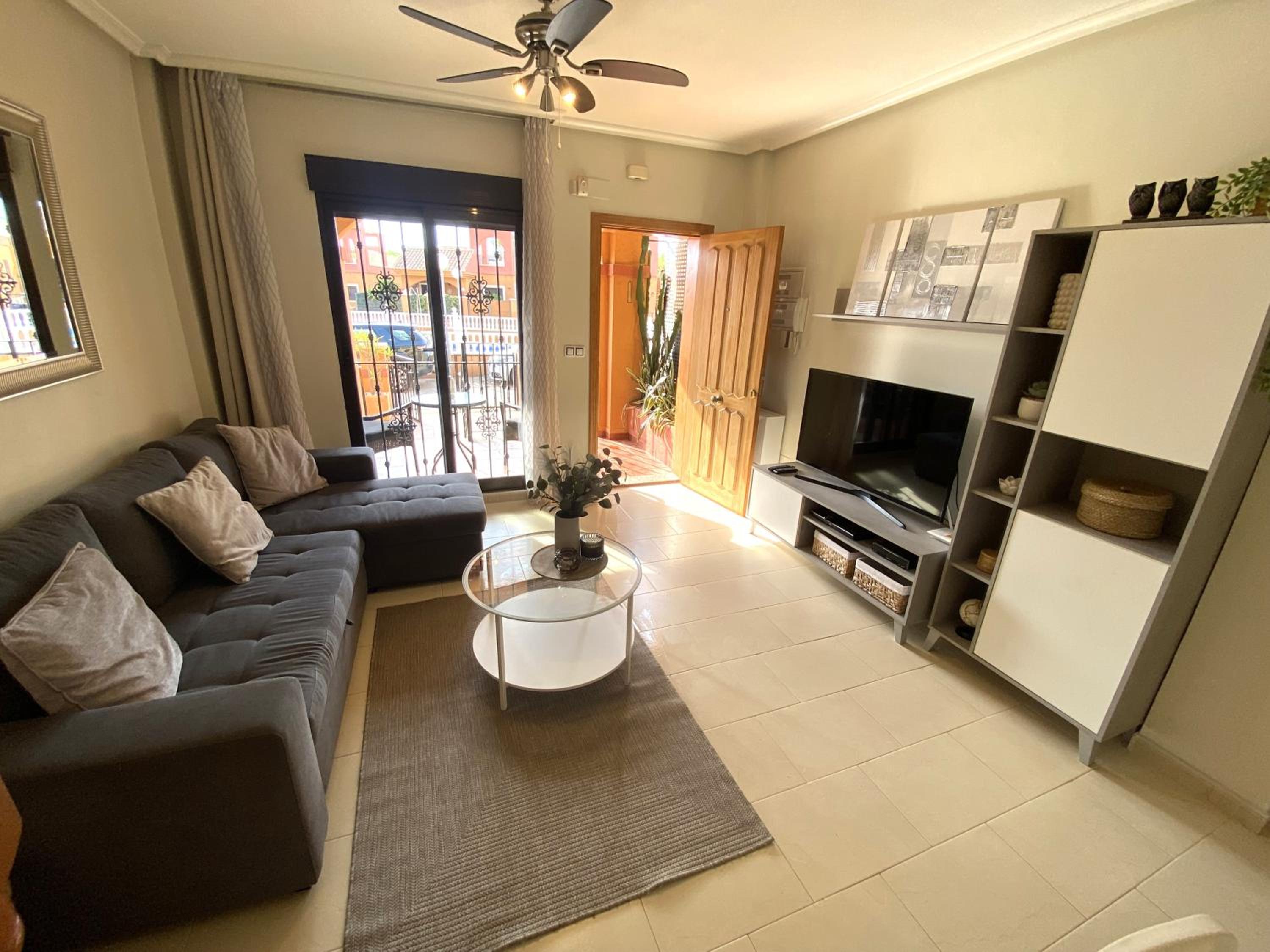 Holiday home with pool view and garden