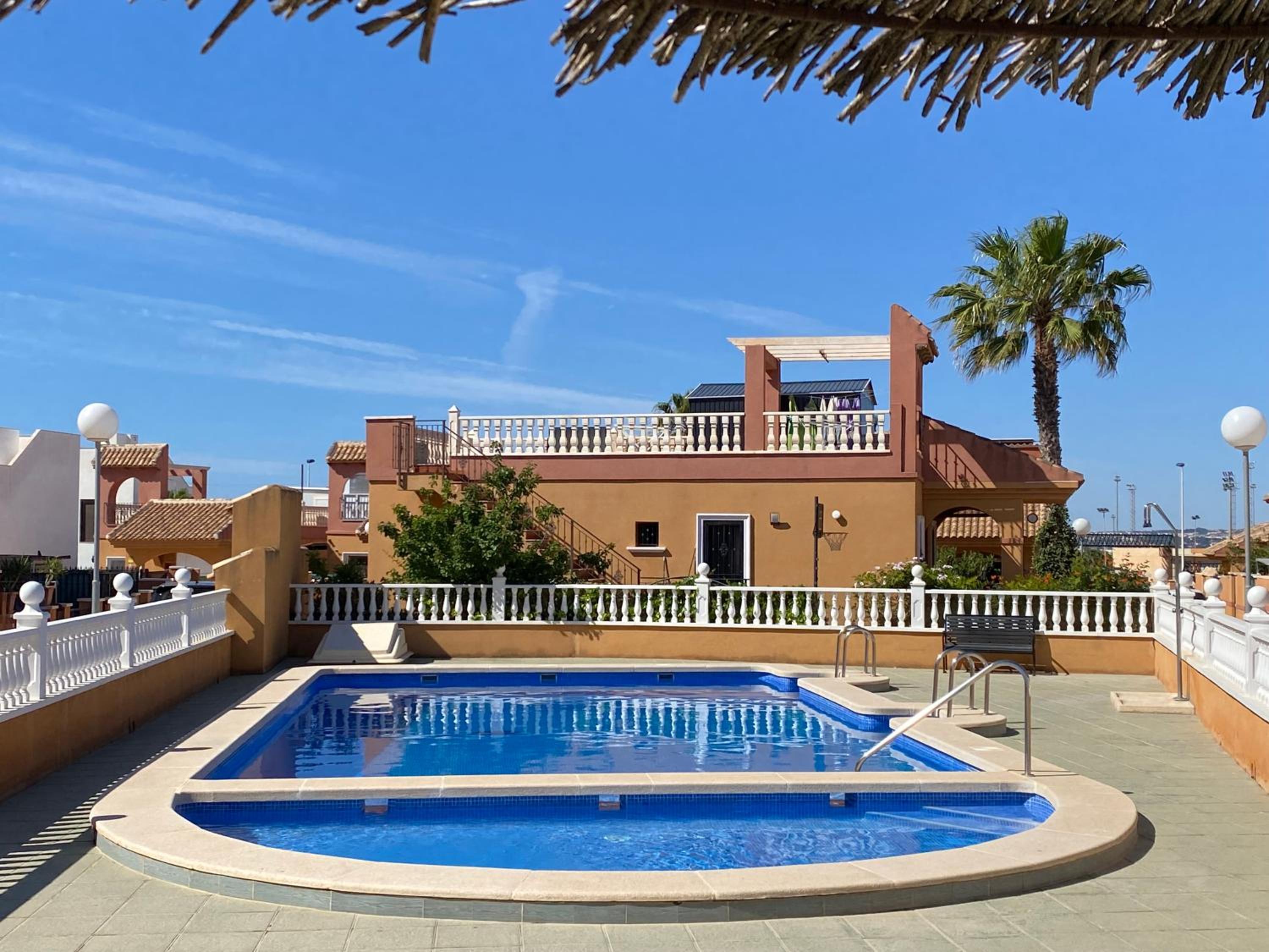 Holiday home with pool view and garden