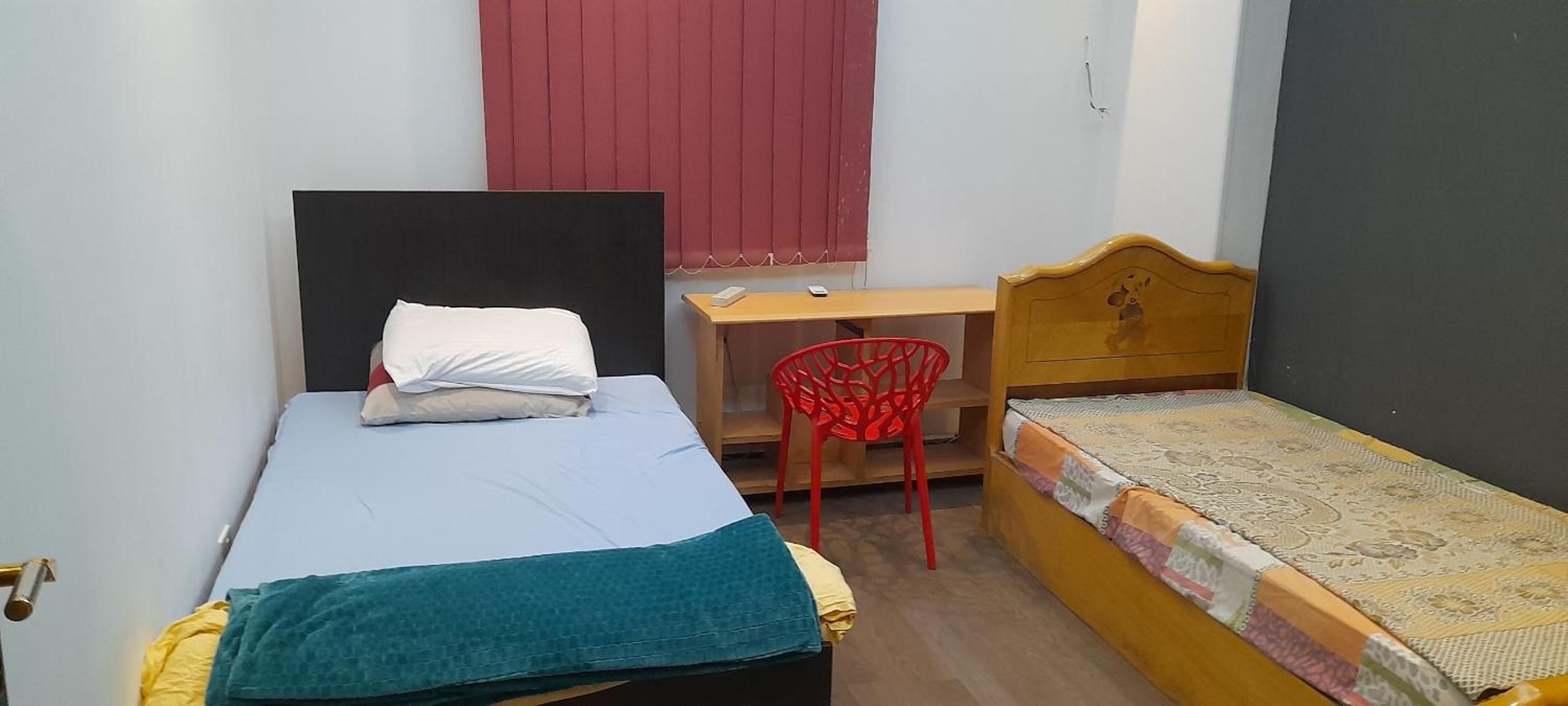 Rooms, shared apartment with a separate private entrance in Nasr City,Cairo,Egypt near the new Malaysian students building, the Abana, Al-Fajr Institute fo