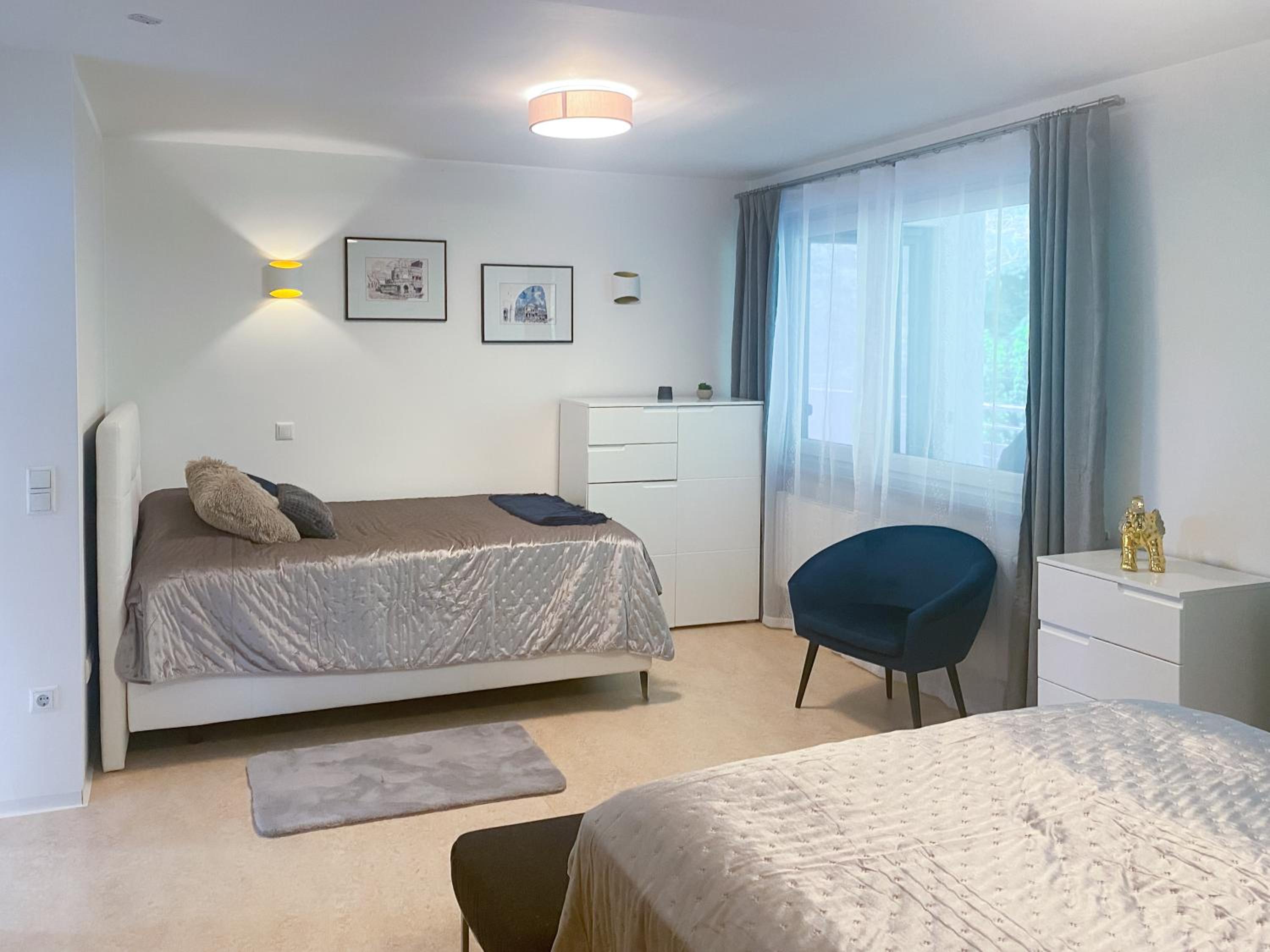 170qm Apartment in Natur für Familien mit Parken, 2 Balkone, und Küche