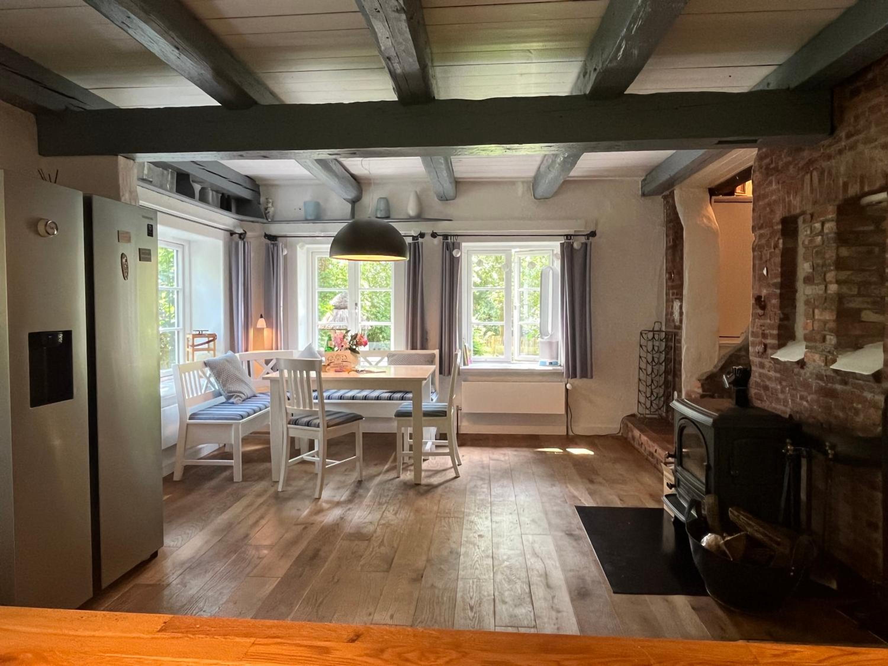 Reetdachhaus Warft Simmerdeis - Maisonettewohnung
