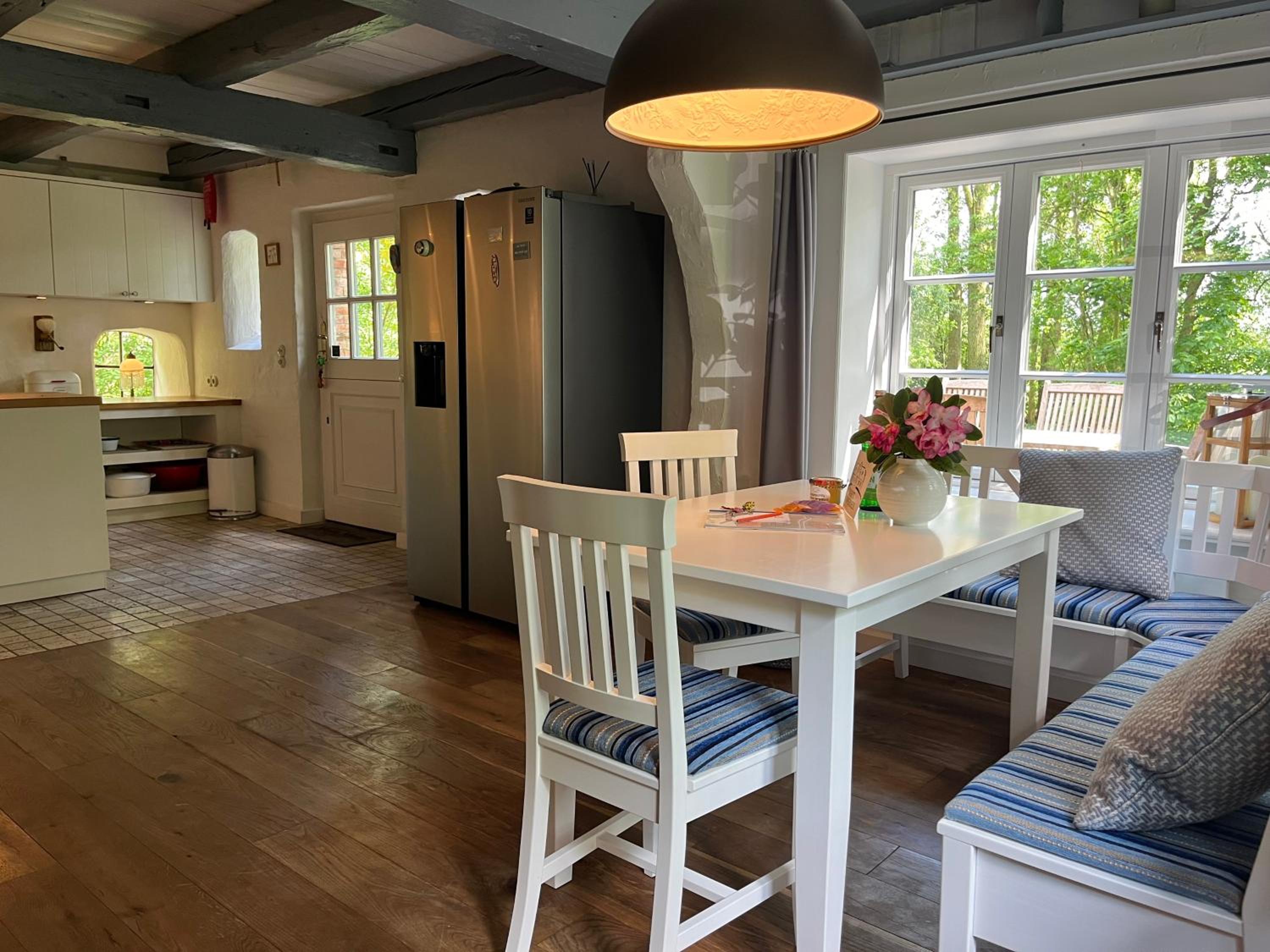 Reetdachhaus Warft Simmerdeis - Maisonettewohnung