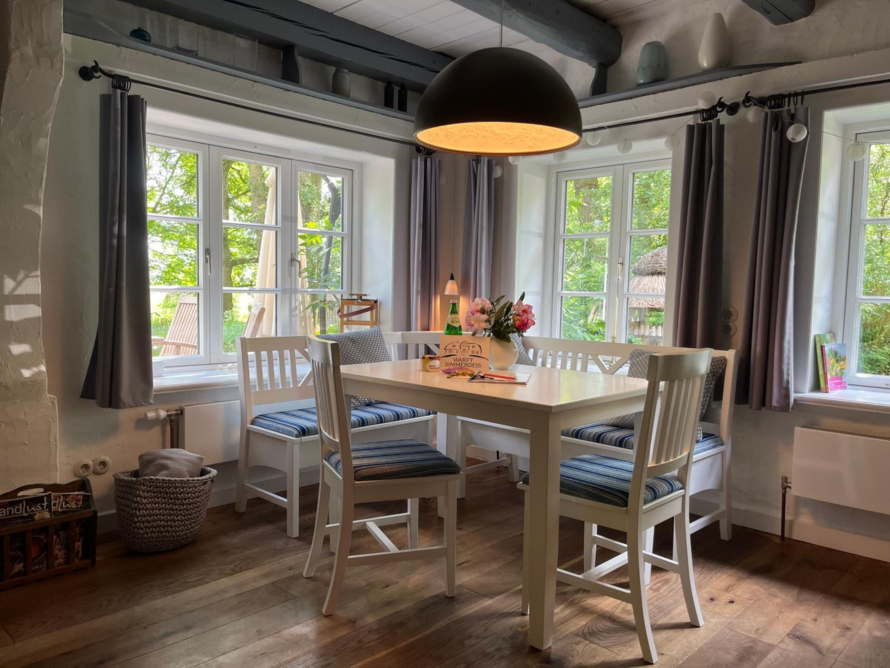Reetdachhaus Warft Simmerdeis - Maisonettewohnung