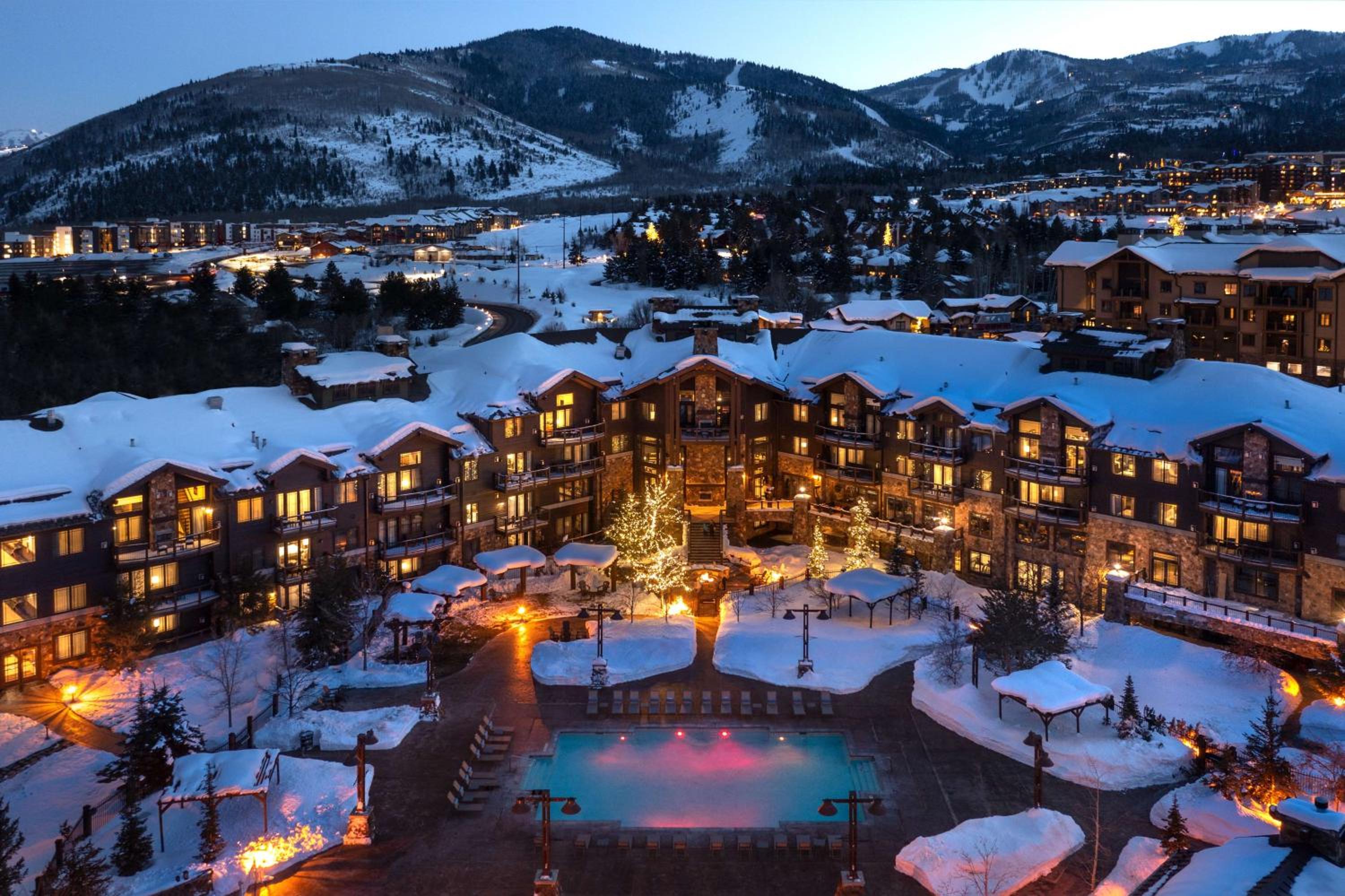 Exterior of the Waldorf Astoria Park City