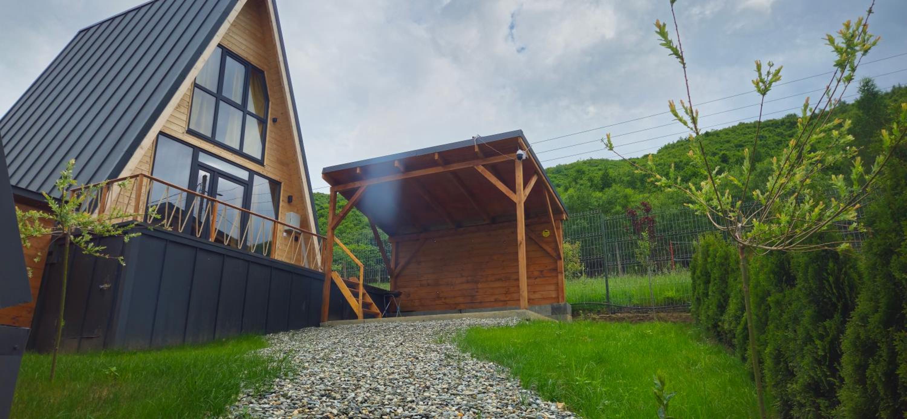 E&T-Cabin A frame view 4