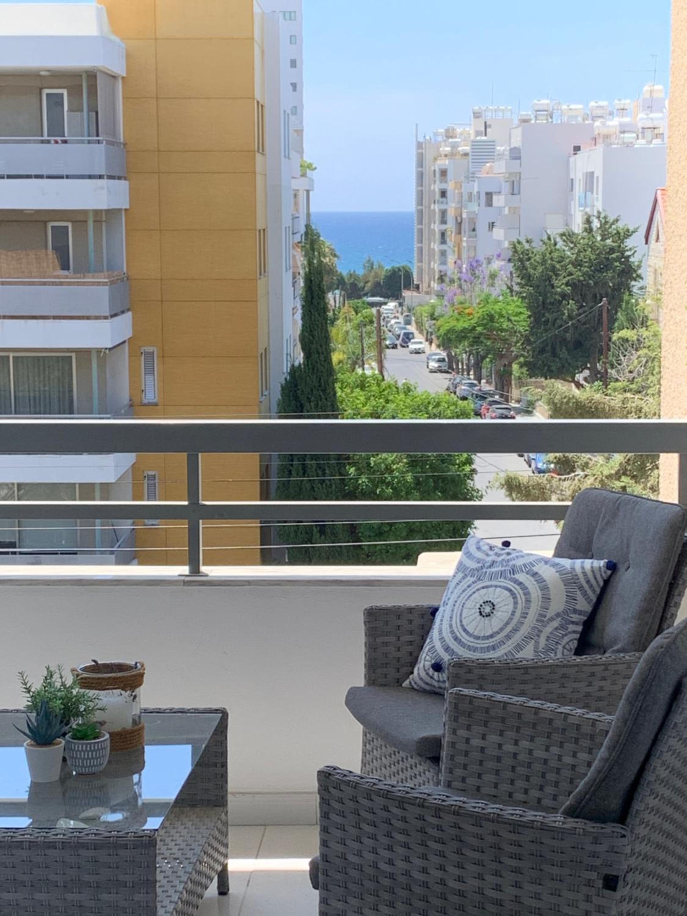 Shiny Blue Apartment