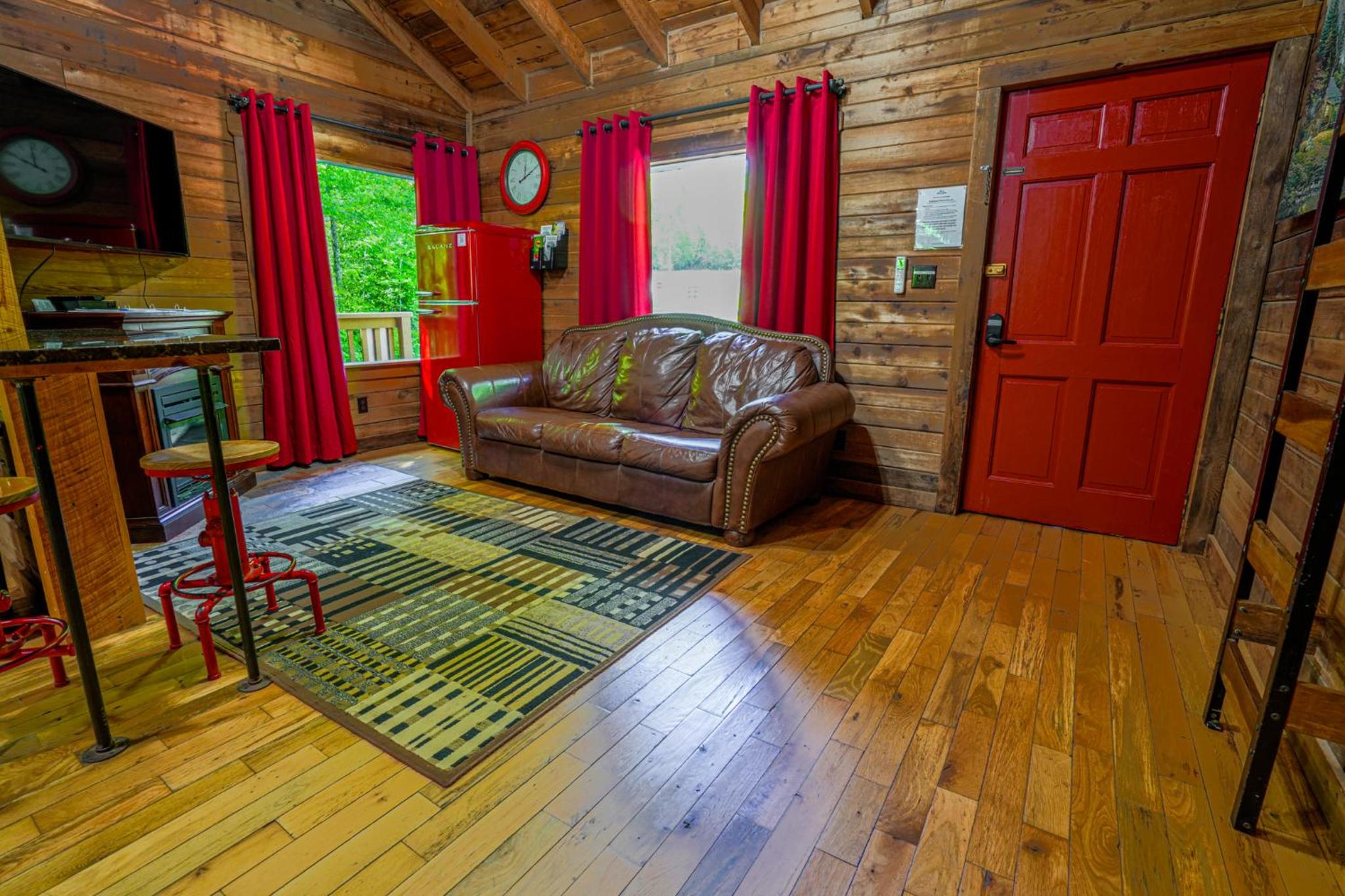 The Big Little Cabin - Hot Tub - Playground view 5