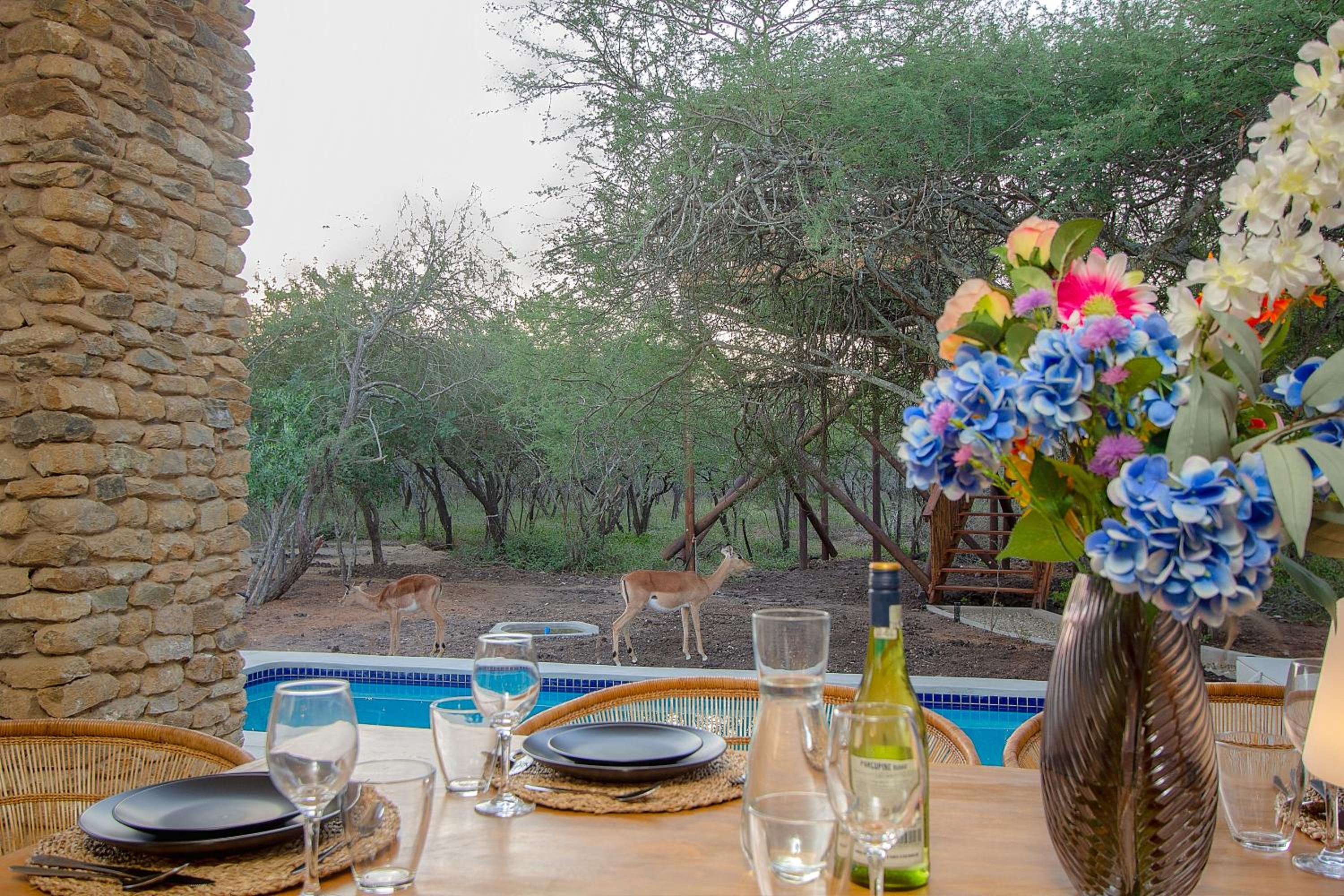 The Duchess Luxury Safari Villa, Close to KNP, Giraffe-Feeding-Tower, Bush-Bath, Boma