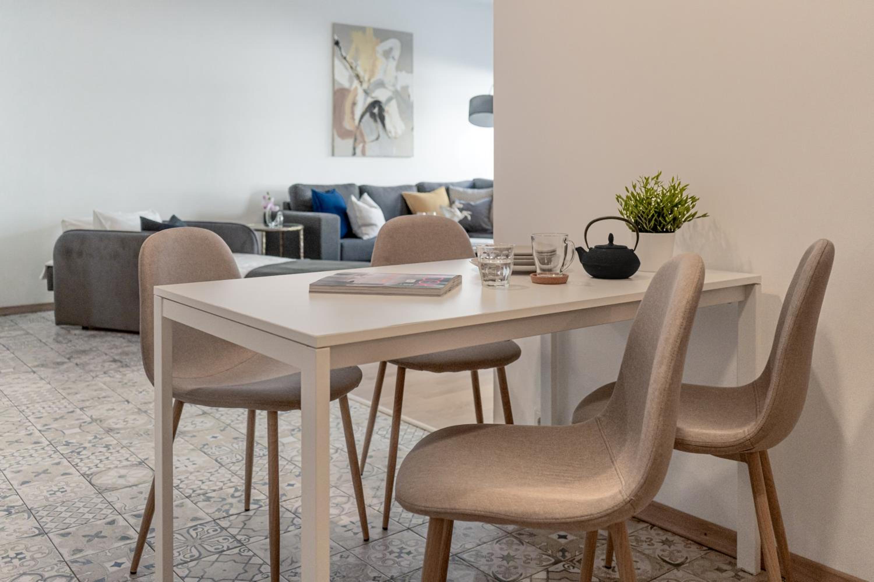 City center apartment with free parking and sauna