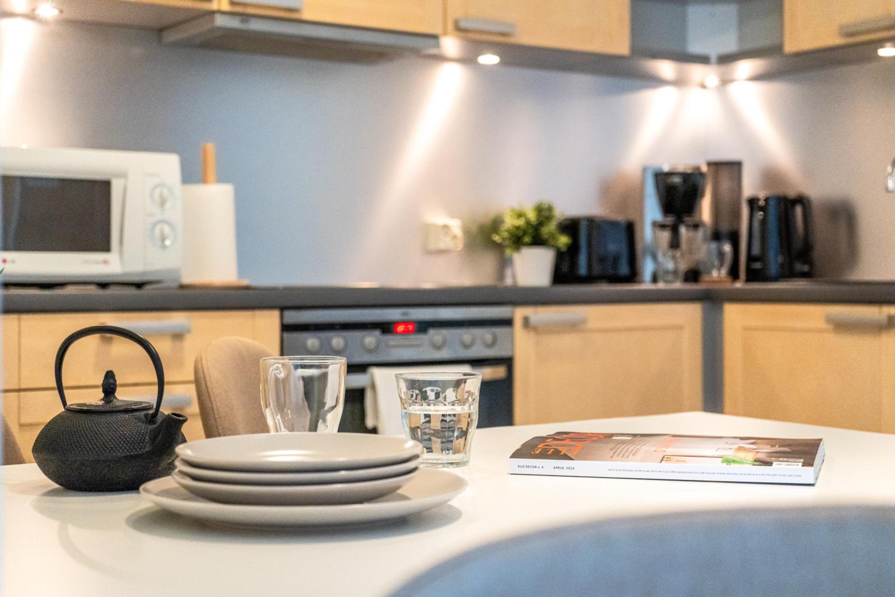 City center apartment with free parking and sauna