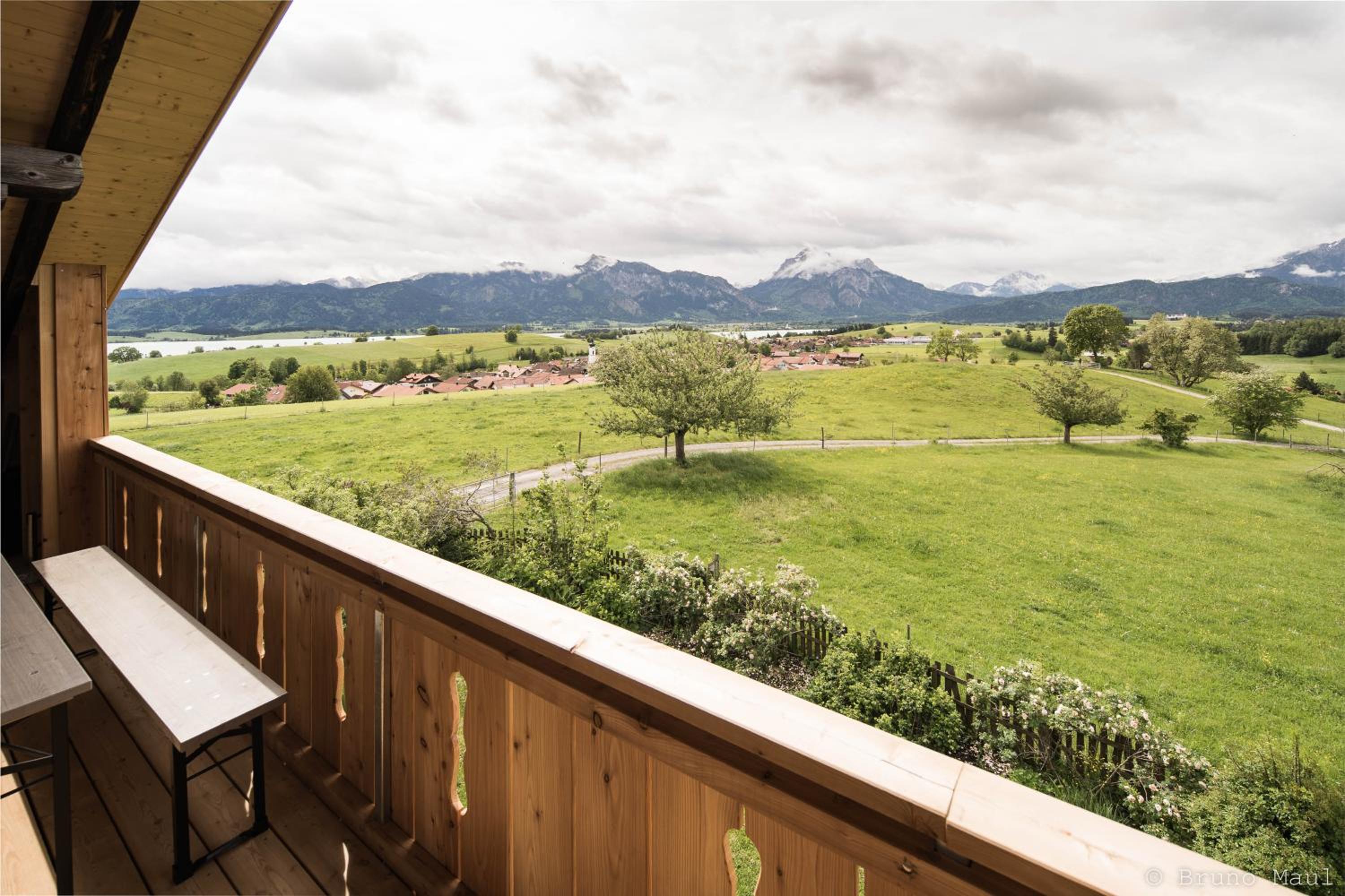 Biohof Stöger Adults Only Chalet mit Blick auf Schloss Neuschwanstein See und Alpen nur 2 Einheiten